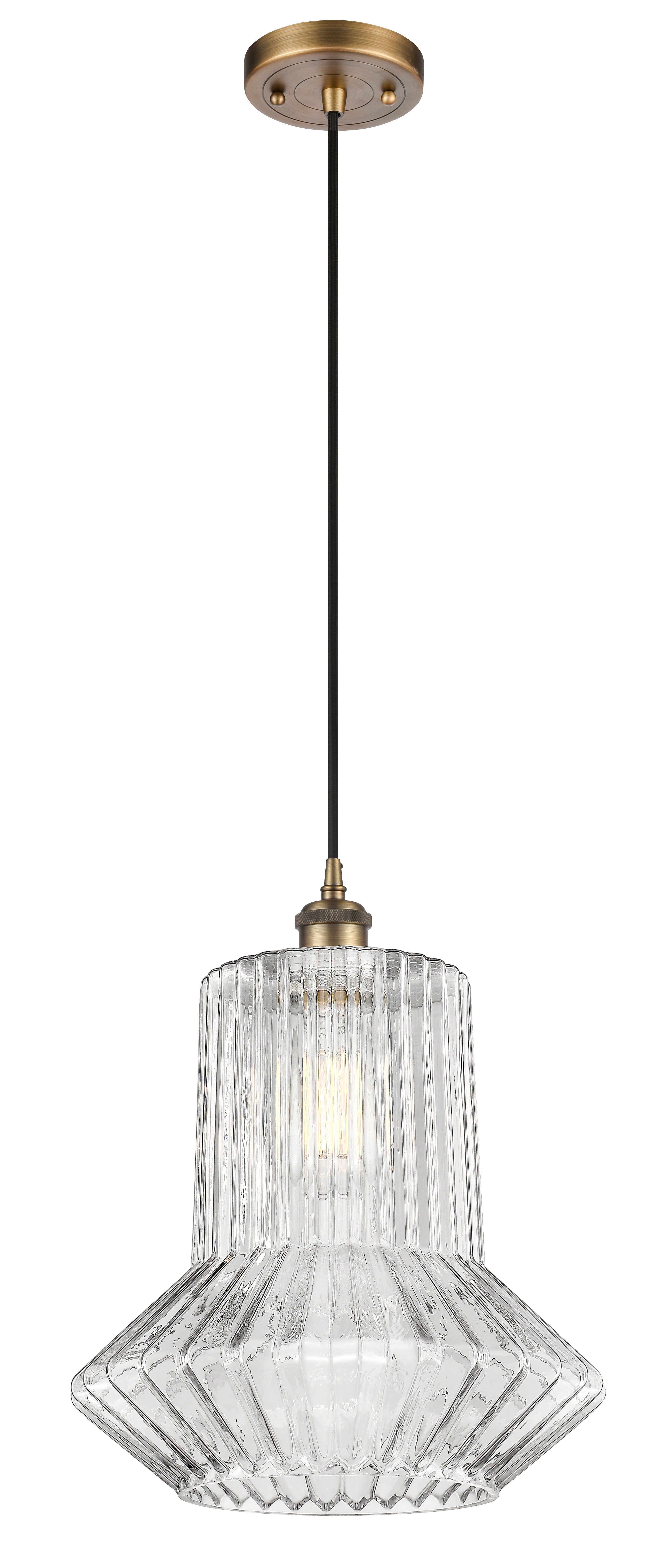 Ballston Mini Pendant Antique Brass Finish
