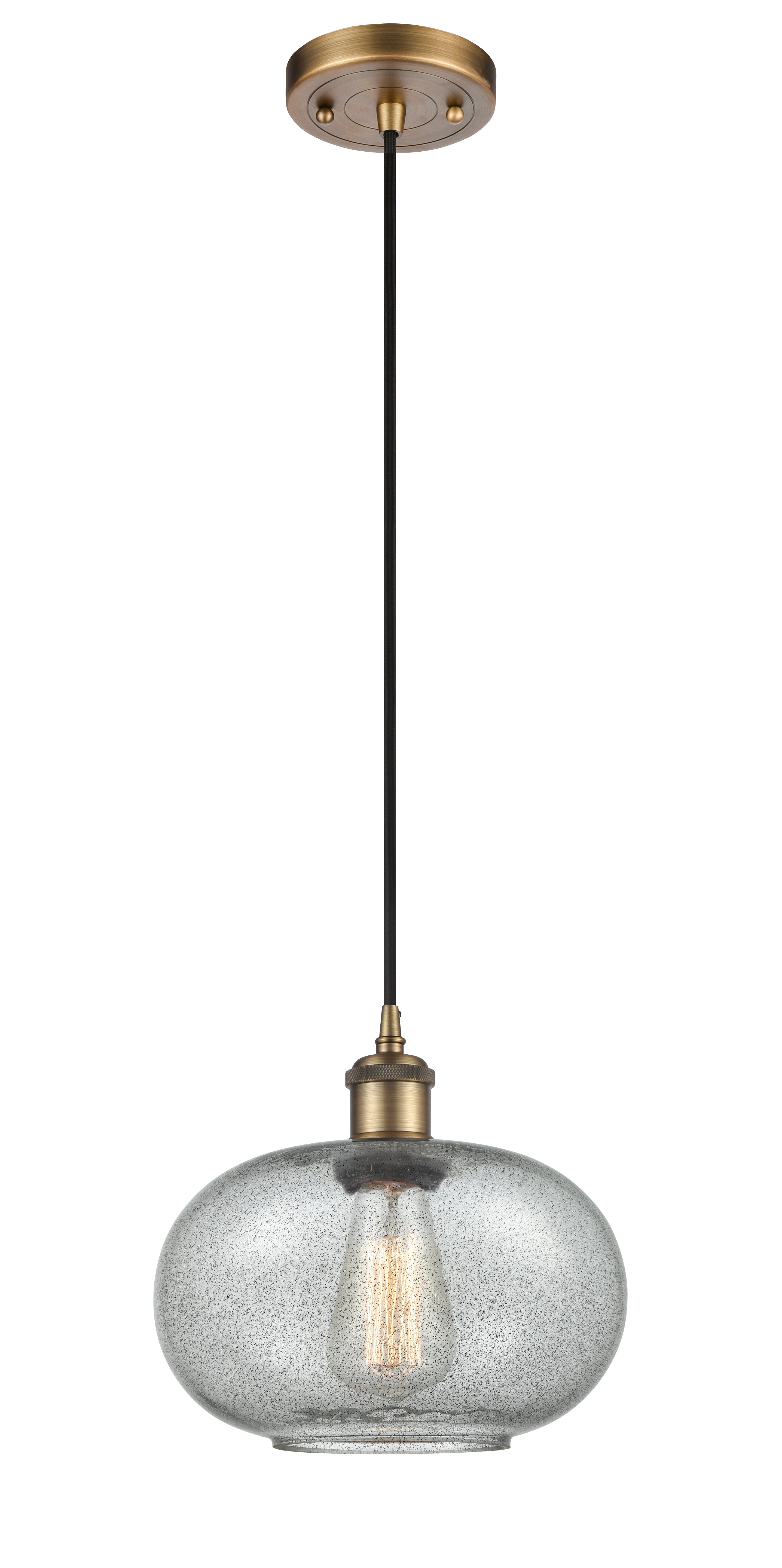 Ballston Mini Pendant Antique Brass Finish