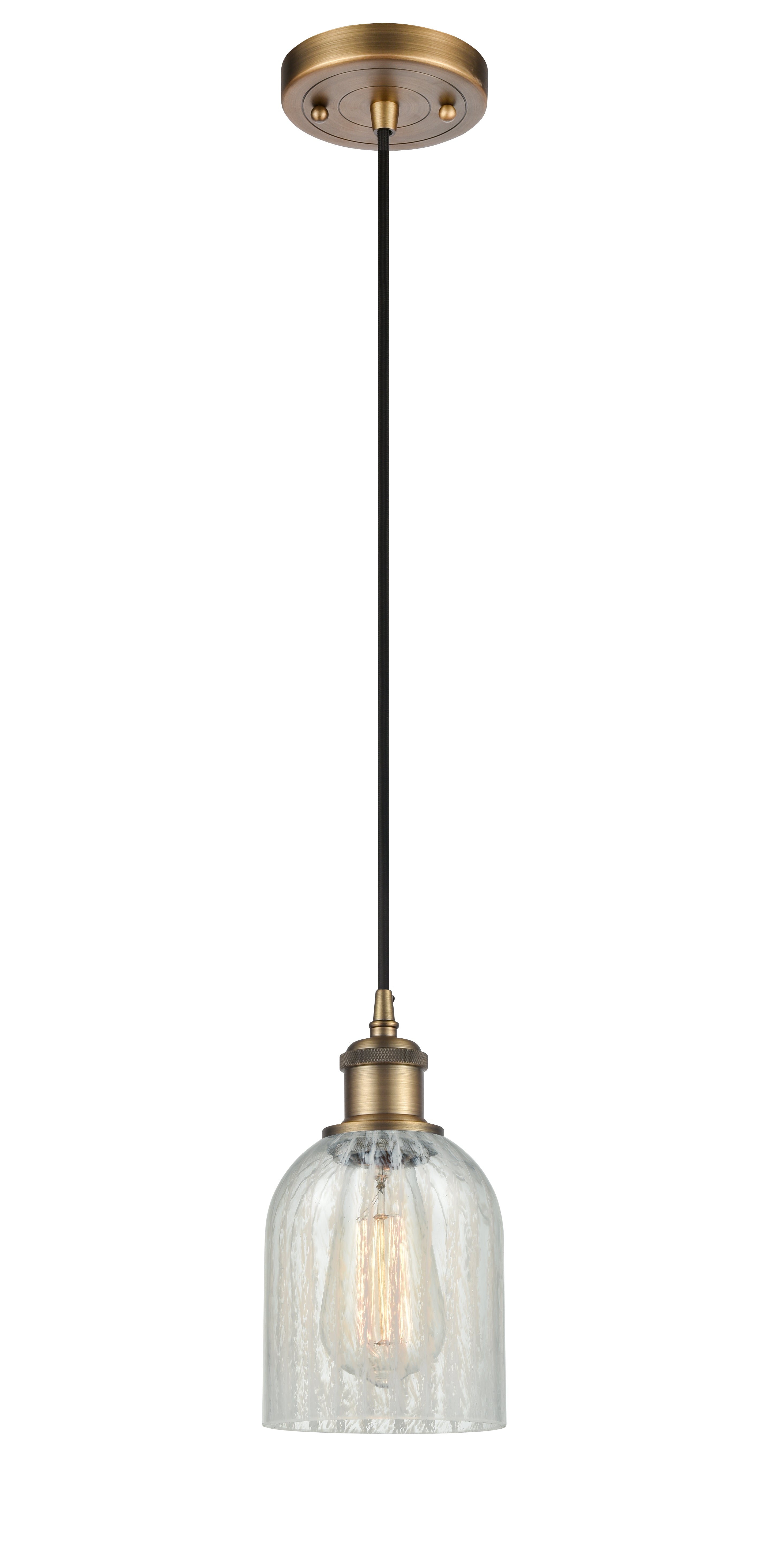 Ballston Mini Pendant Antique Brass Finish