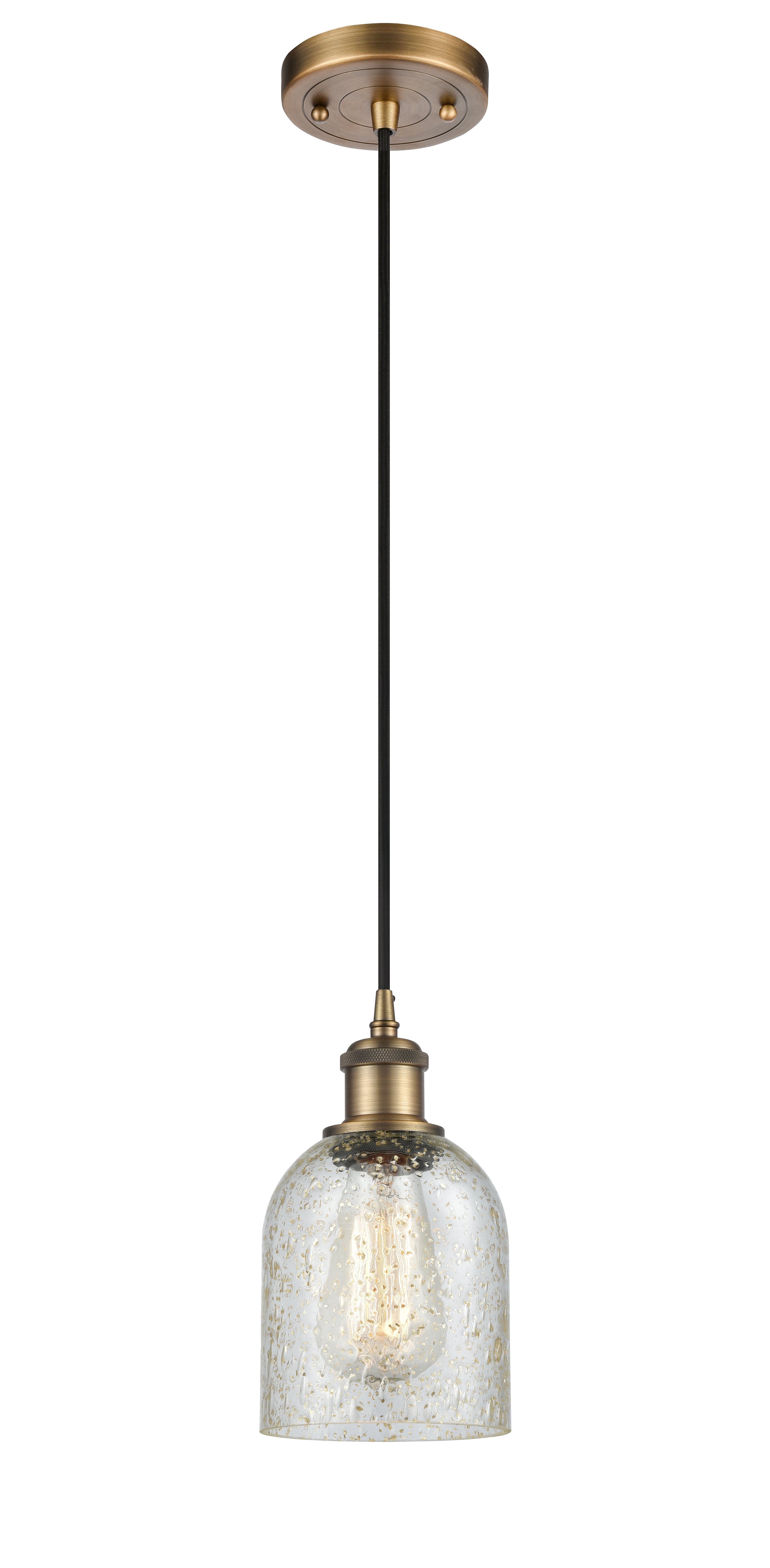 Ballston Mini Pendant Antique Brass Finish
