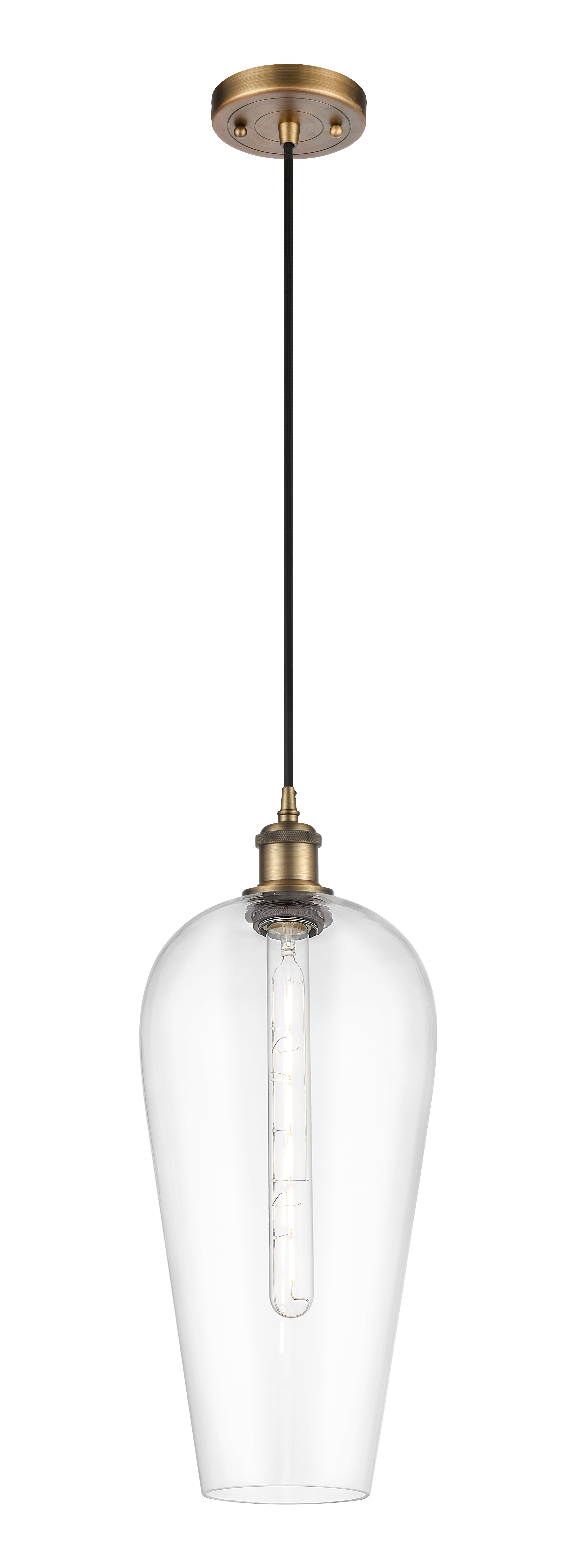 Ballston Mini Pendant Antique Brass Cast