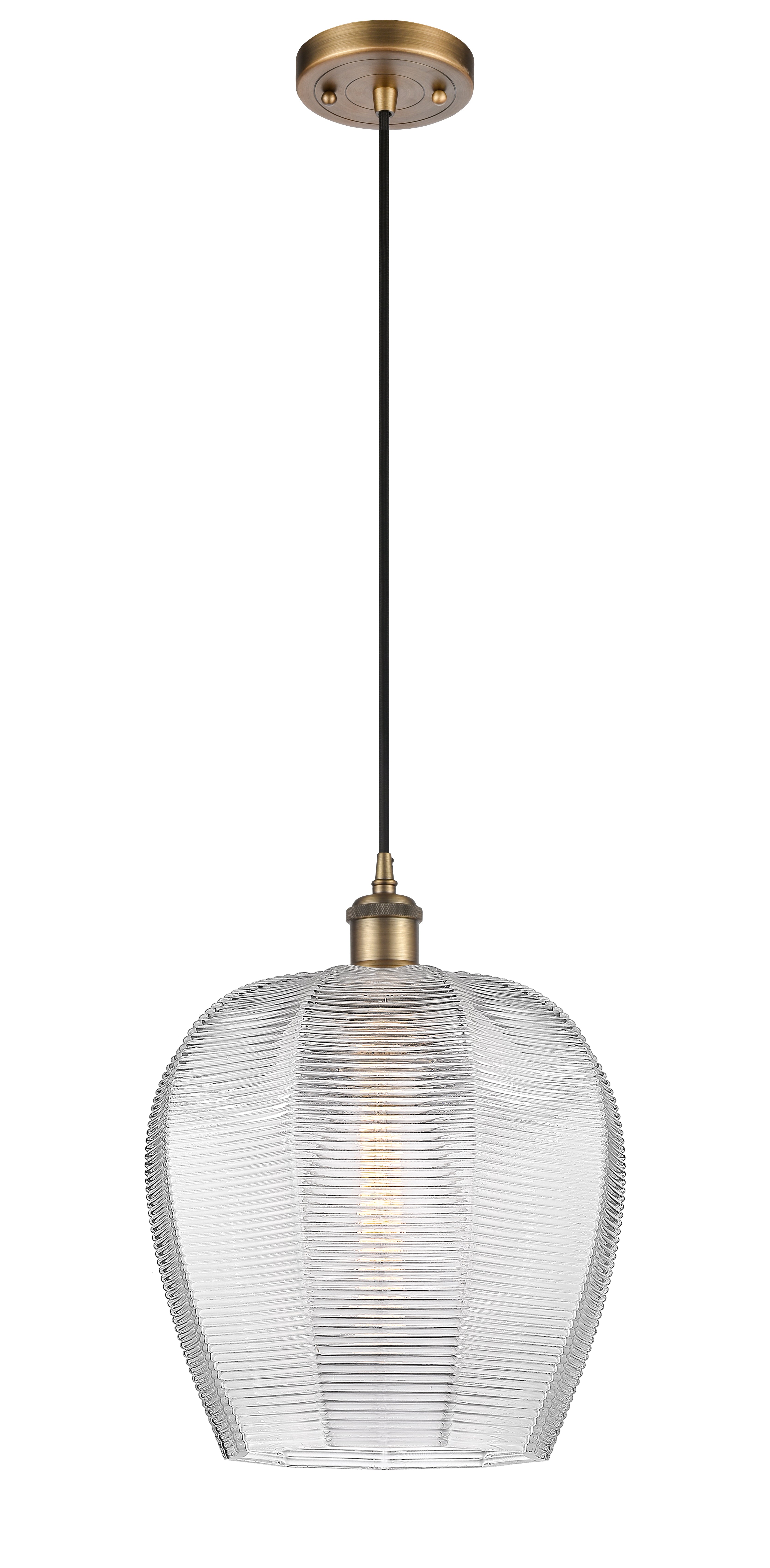 Ballston Mini Pendant Antique Brass Cast