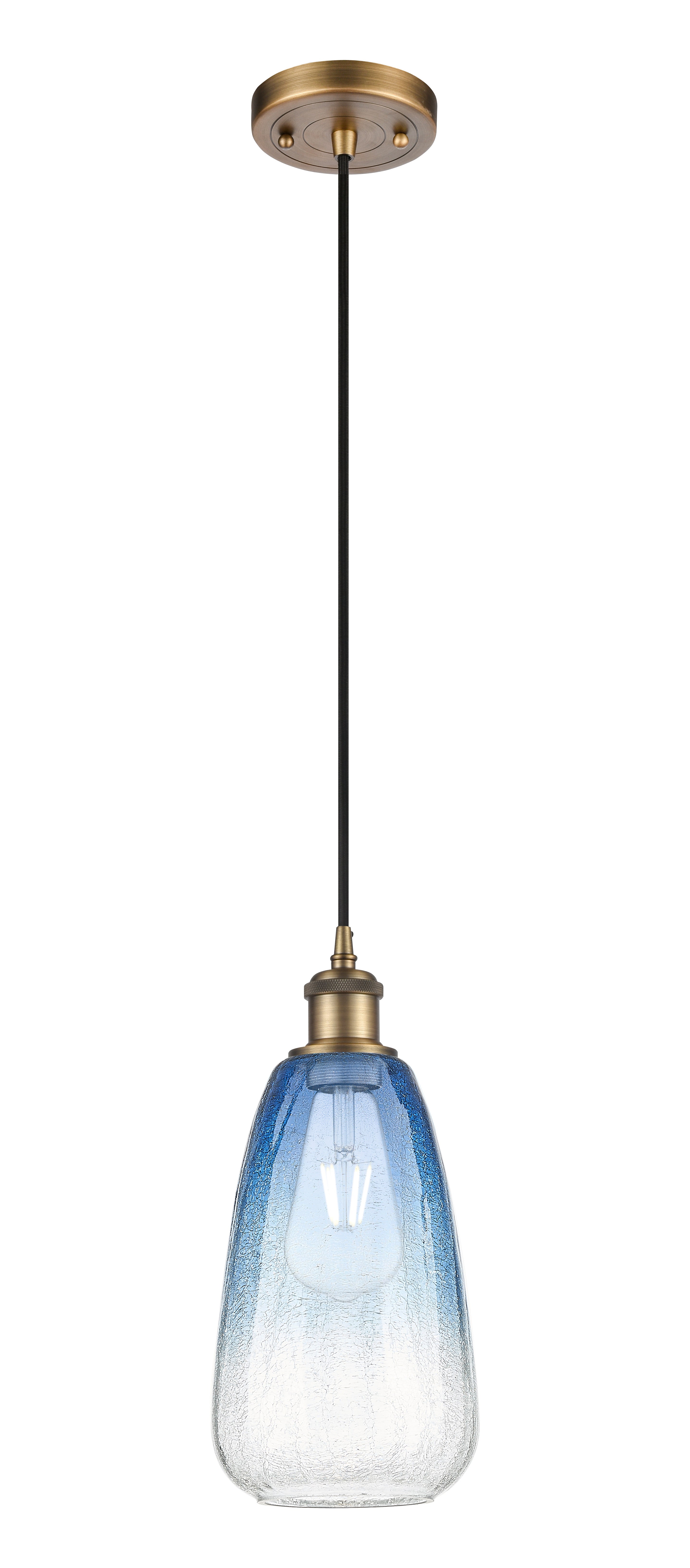 Ballston Mini Pendant Antique Brass 6 Inch