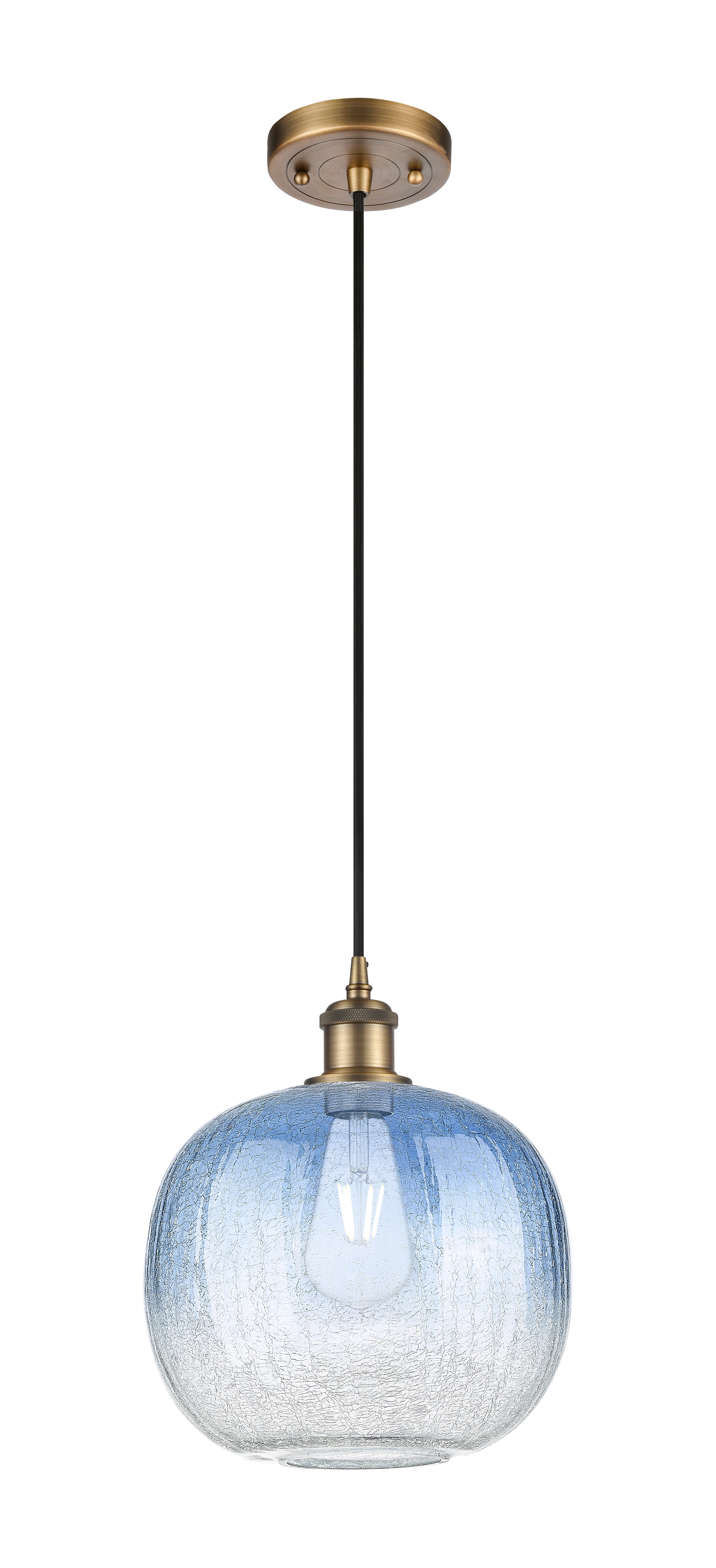 Ballston Mini Pendant Antique Brass Finish