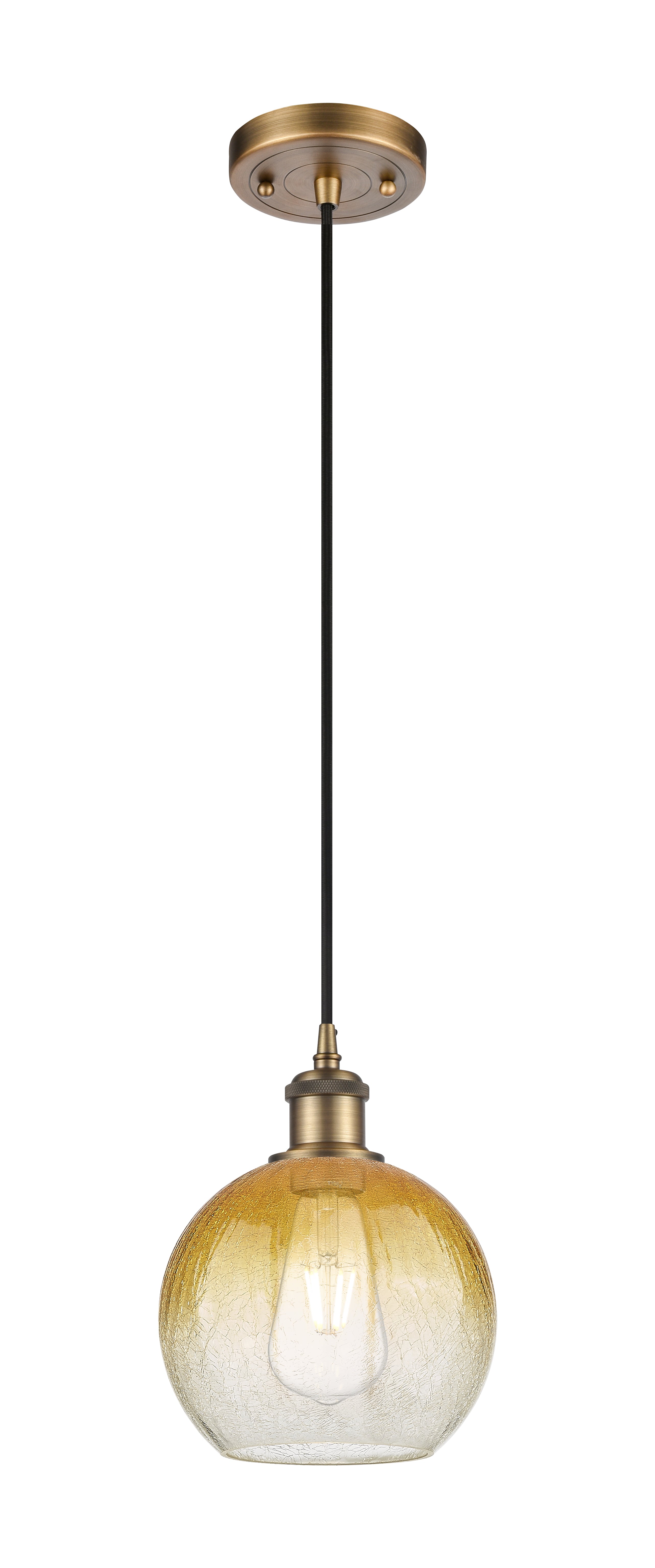 Ballston Mini Pendant Antique Brass