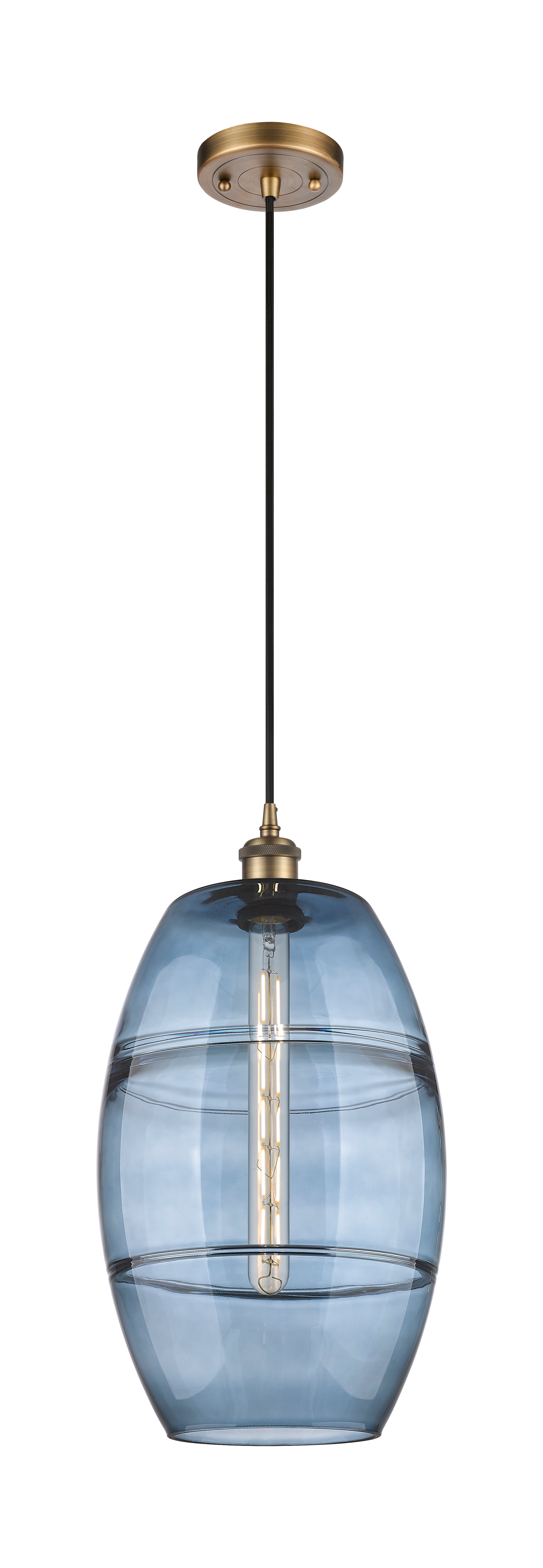 Ballston Mini Pendant Antique Brass Finish