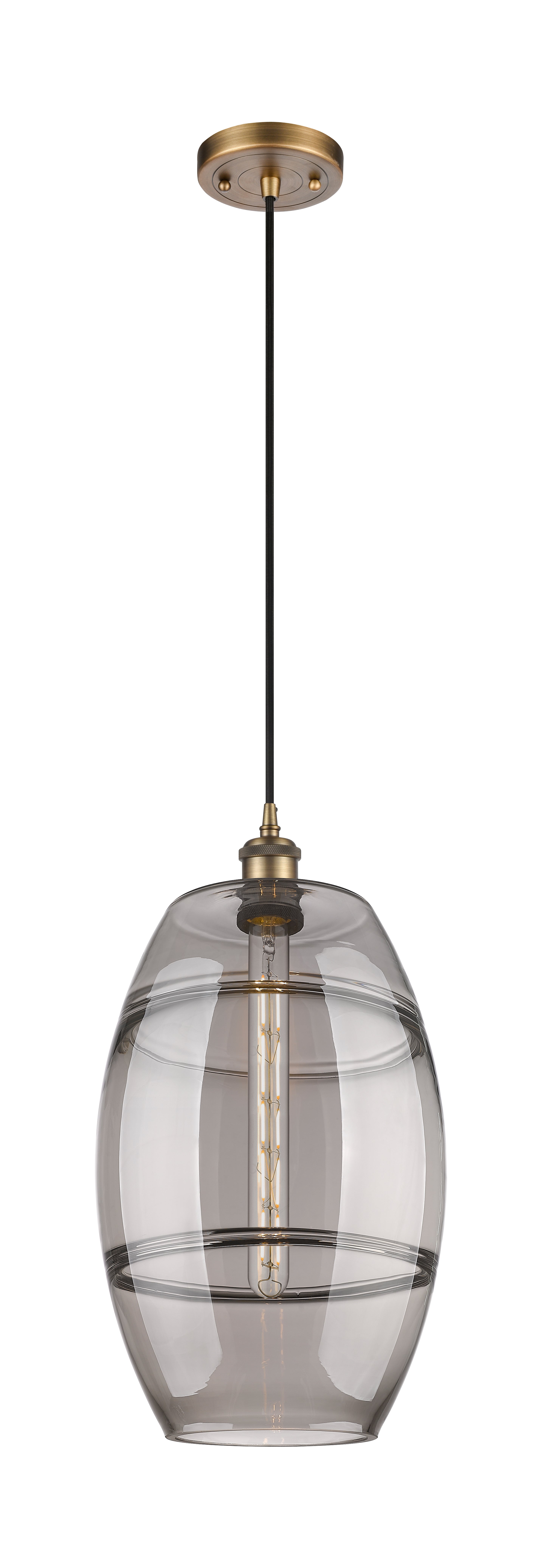 Ballston Mini Pendant Antique Brass Finish