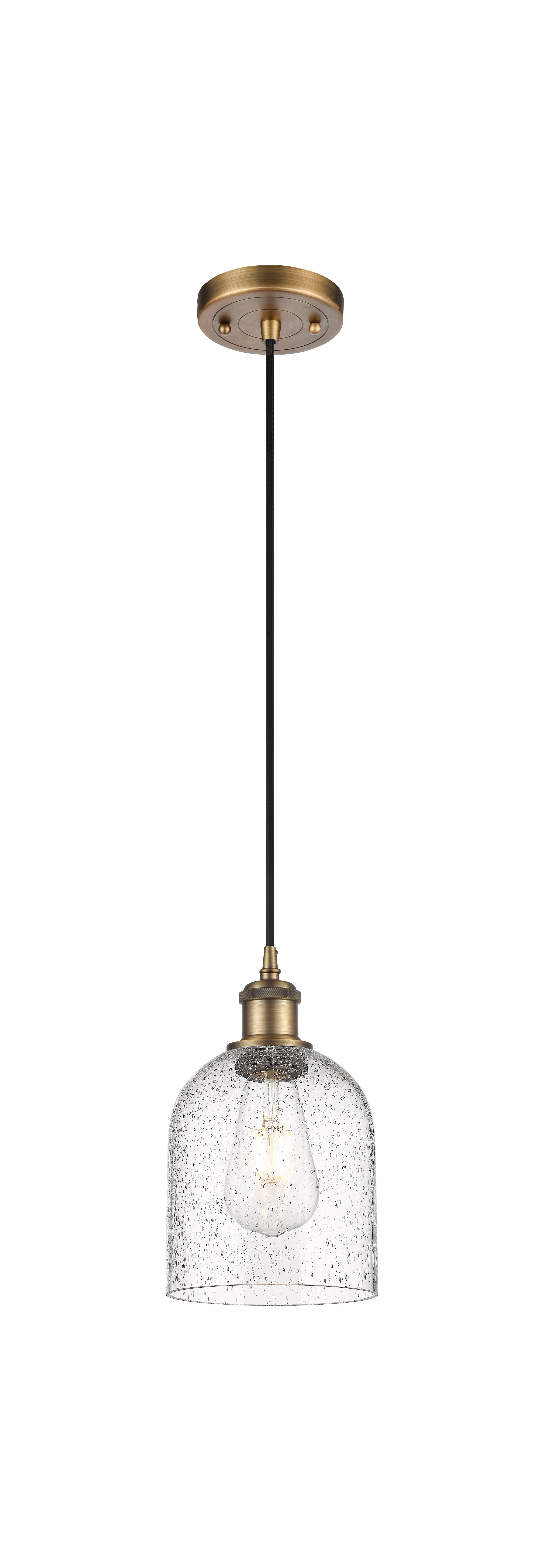 Ballston Mini Pendant Antique Brass Finish