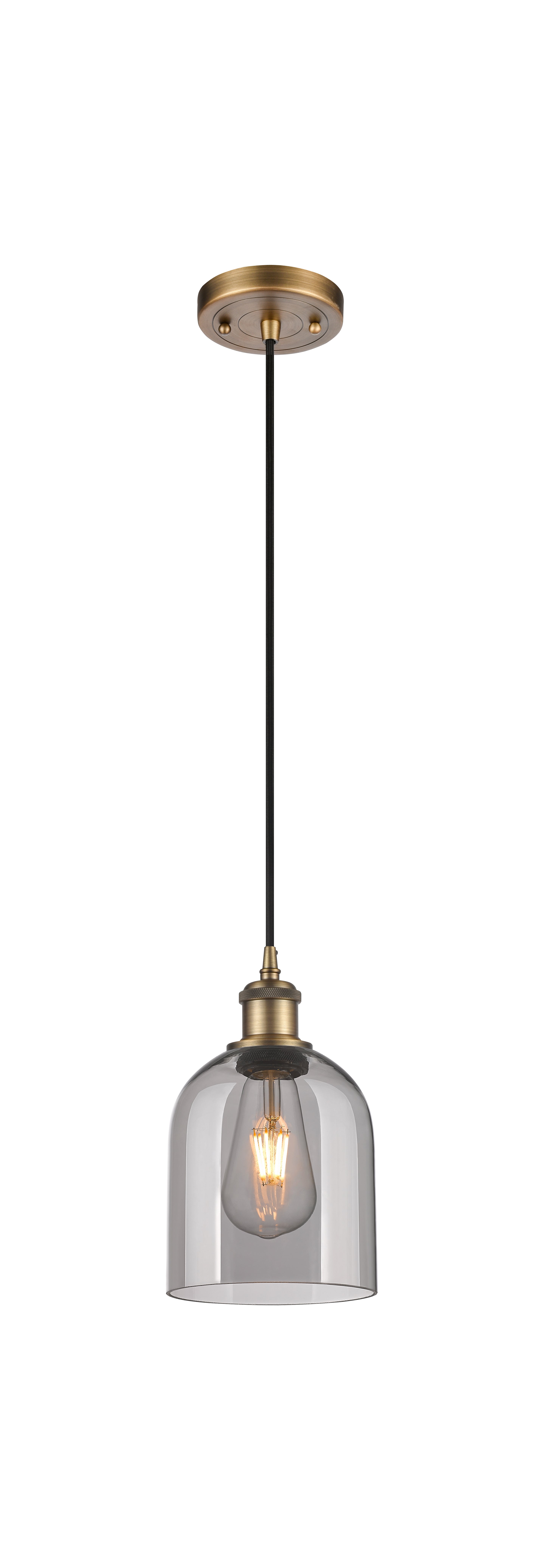 Ballston Mini Pendant Antique Brass Finish