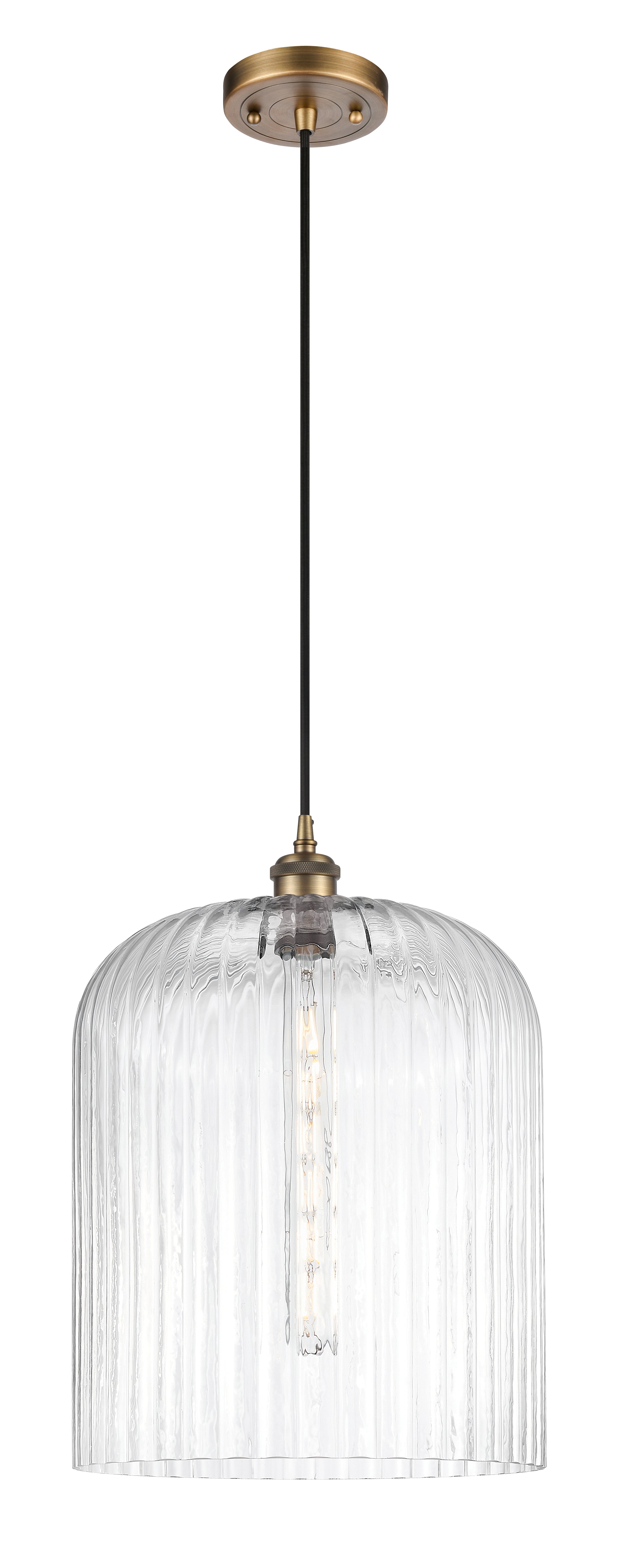 Ballston Mini Pendant Antique Brass Finish