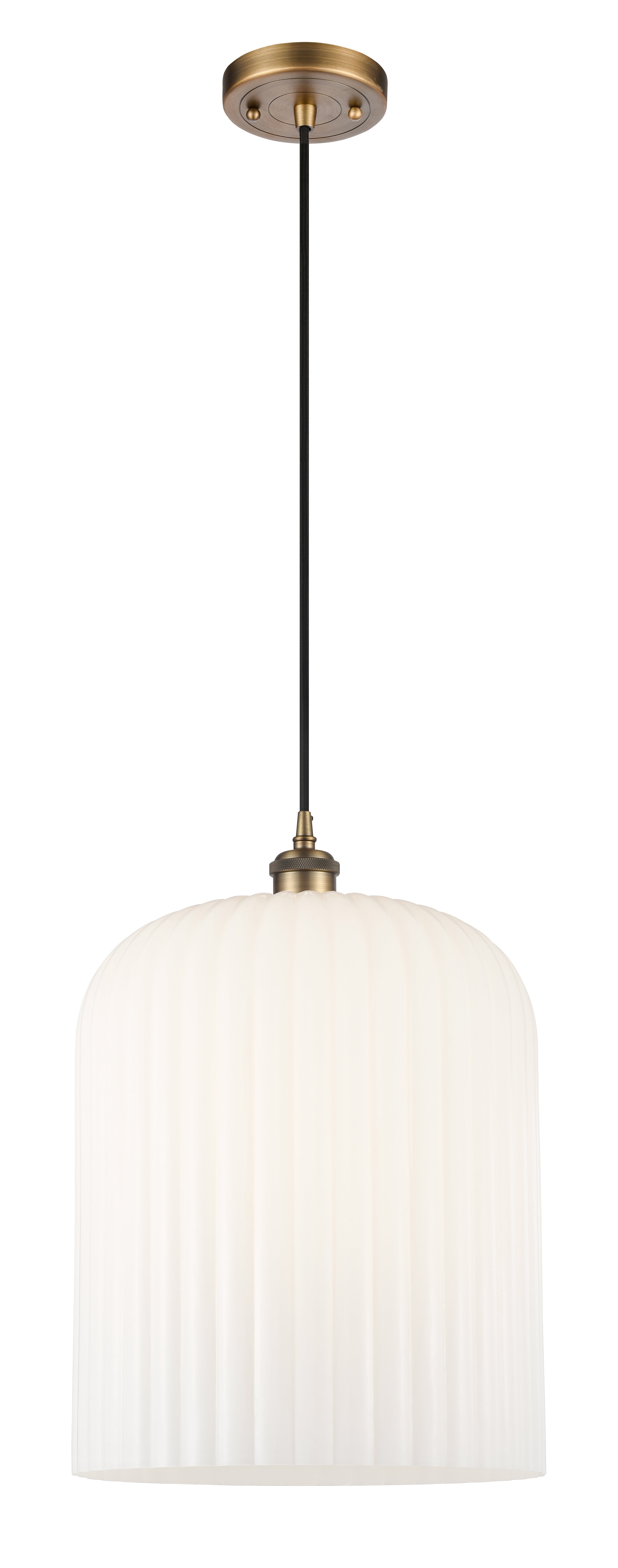 Ballston Mini Pendant Antique Brass Finish