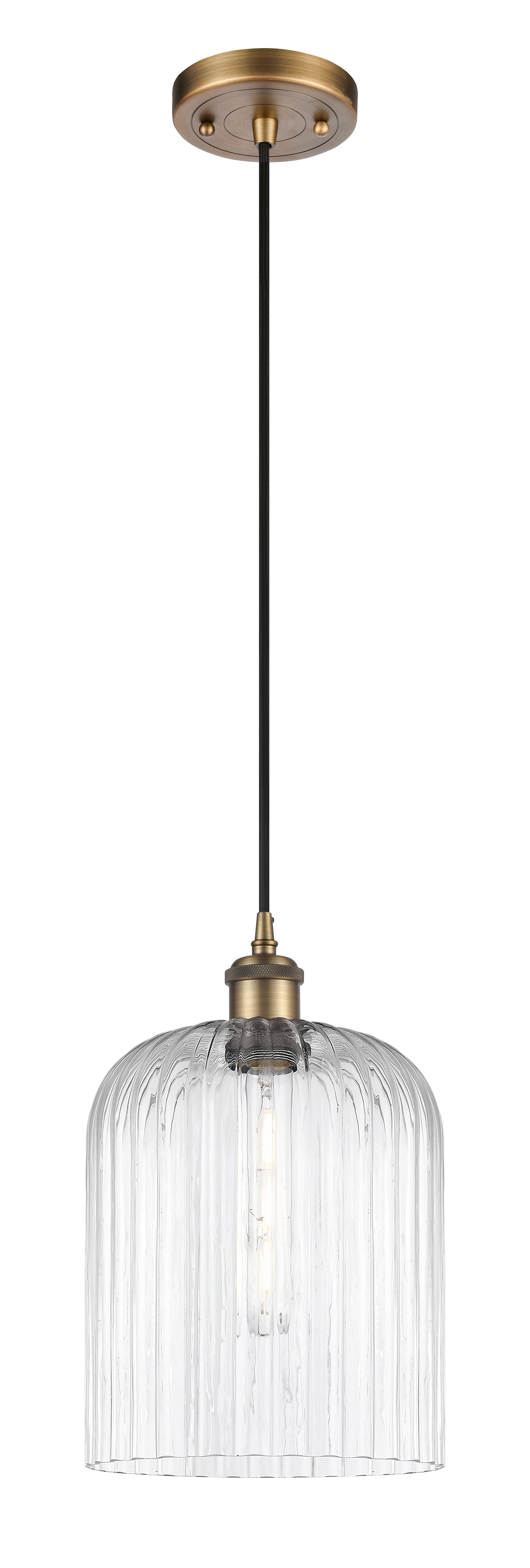 Ballston Mini Pendant Antique Brass 5 Inch