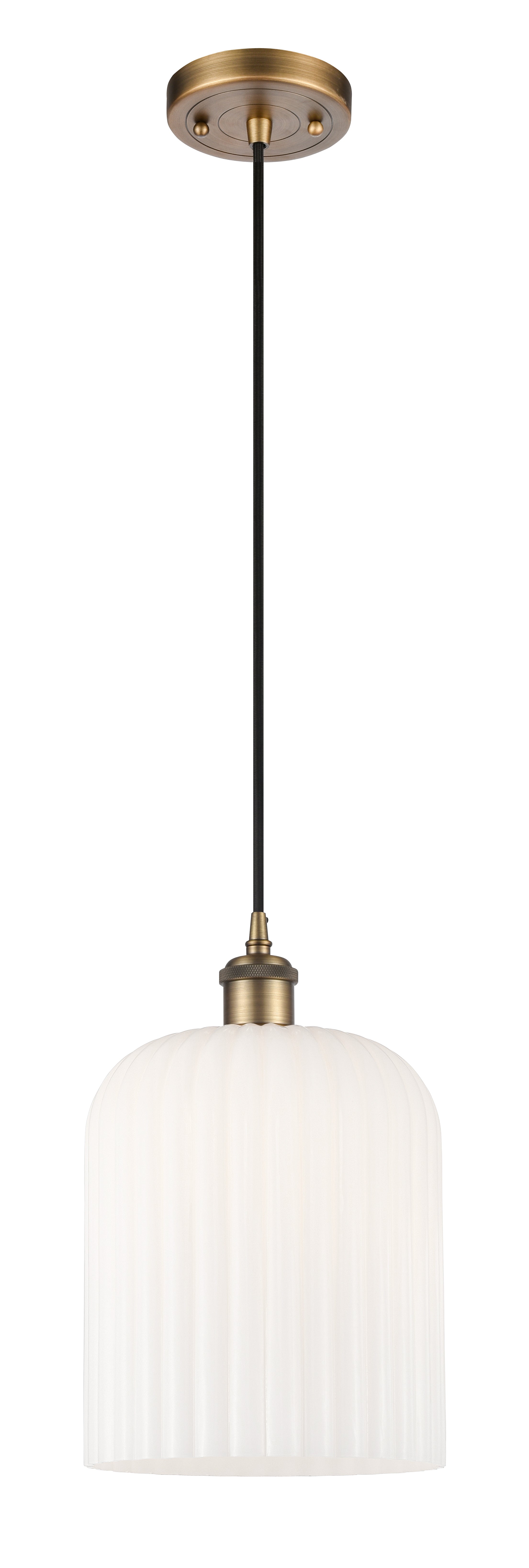 Ballston Mini Pendant Antique Brass 5 Inch