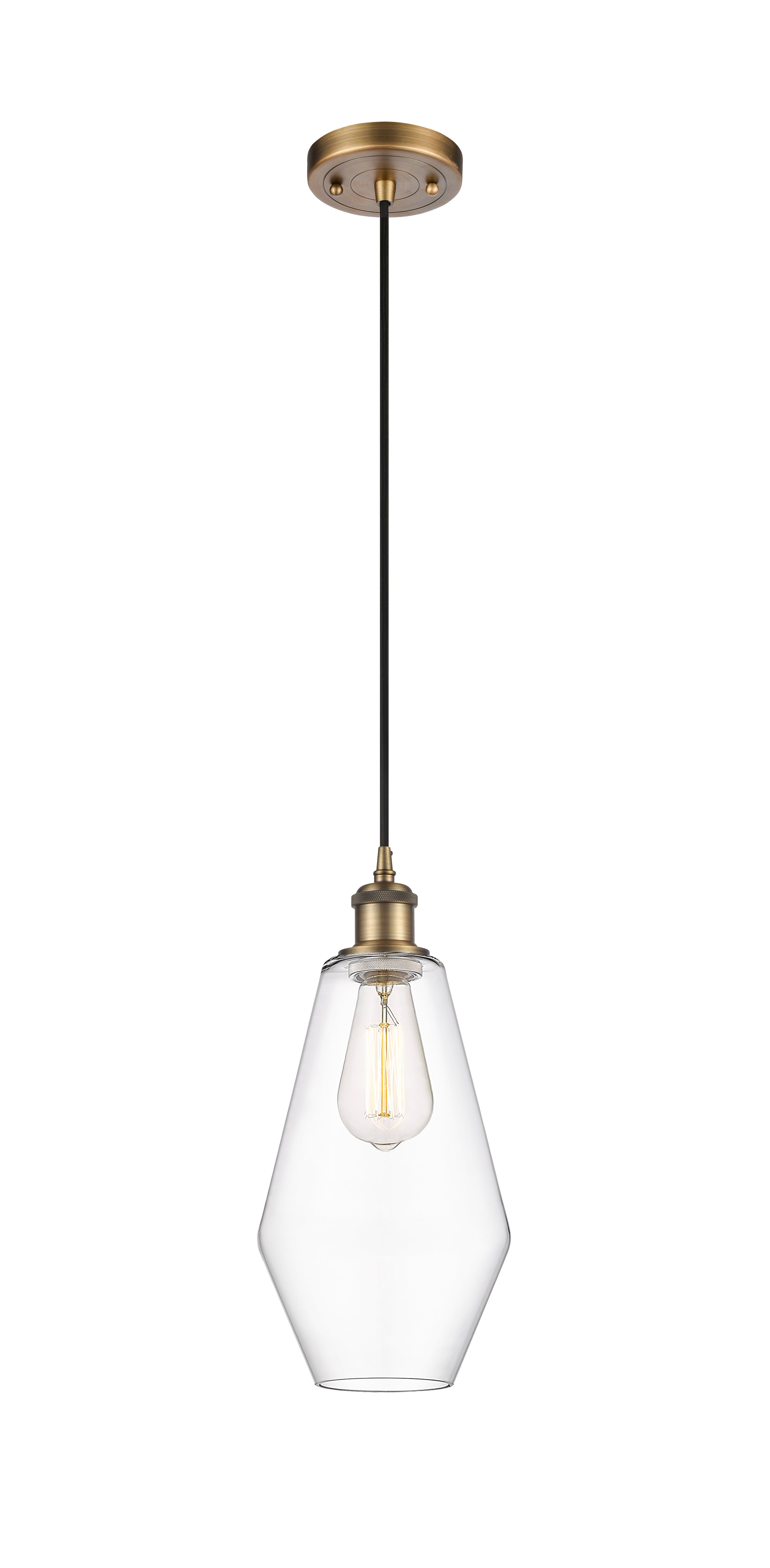 Ballston Mini Pendant Antique Brass Cast