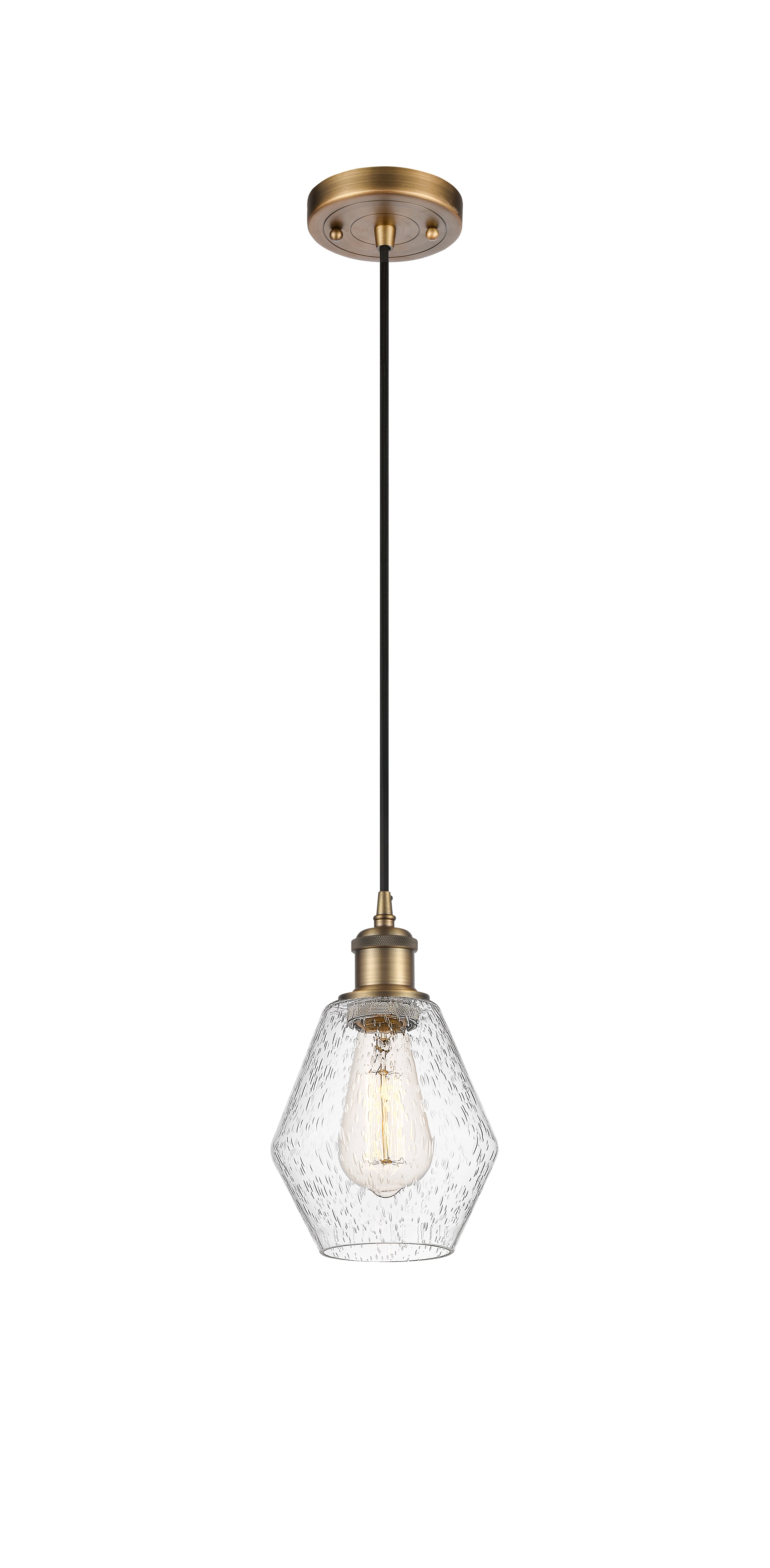 Ballston Mini Pendant Antique Brass Finish
