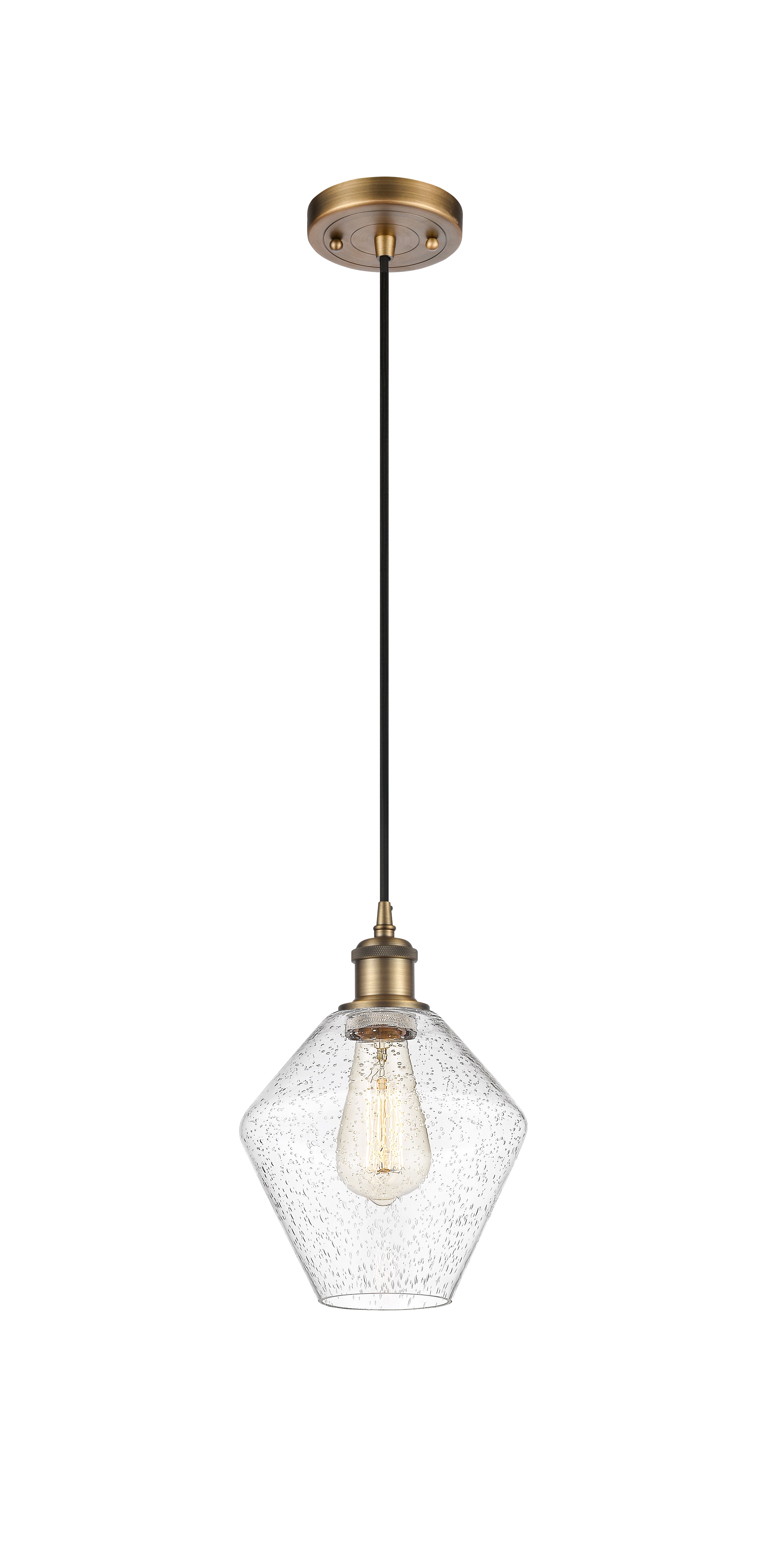 Ballston Mini Pendant Antique Brass Finish