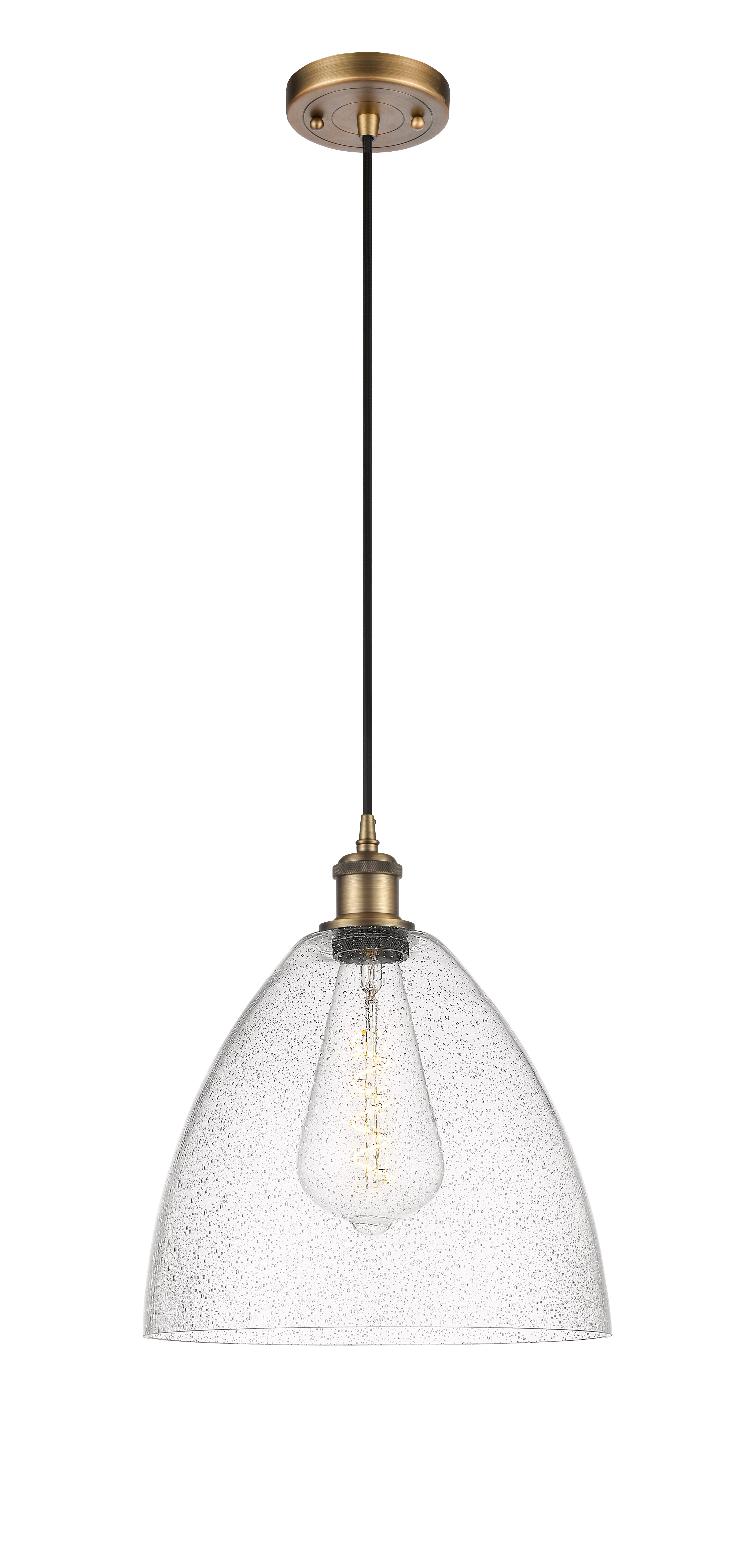 Ballston Mini Pendant Antique Brass Finish