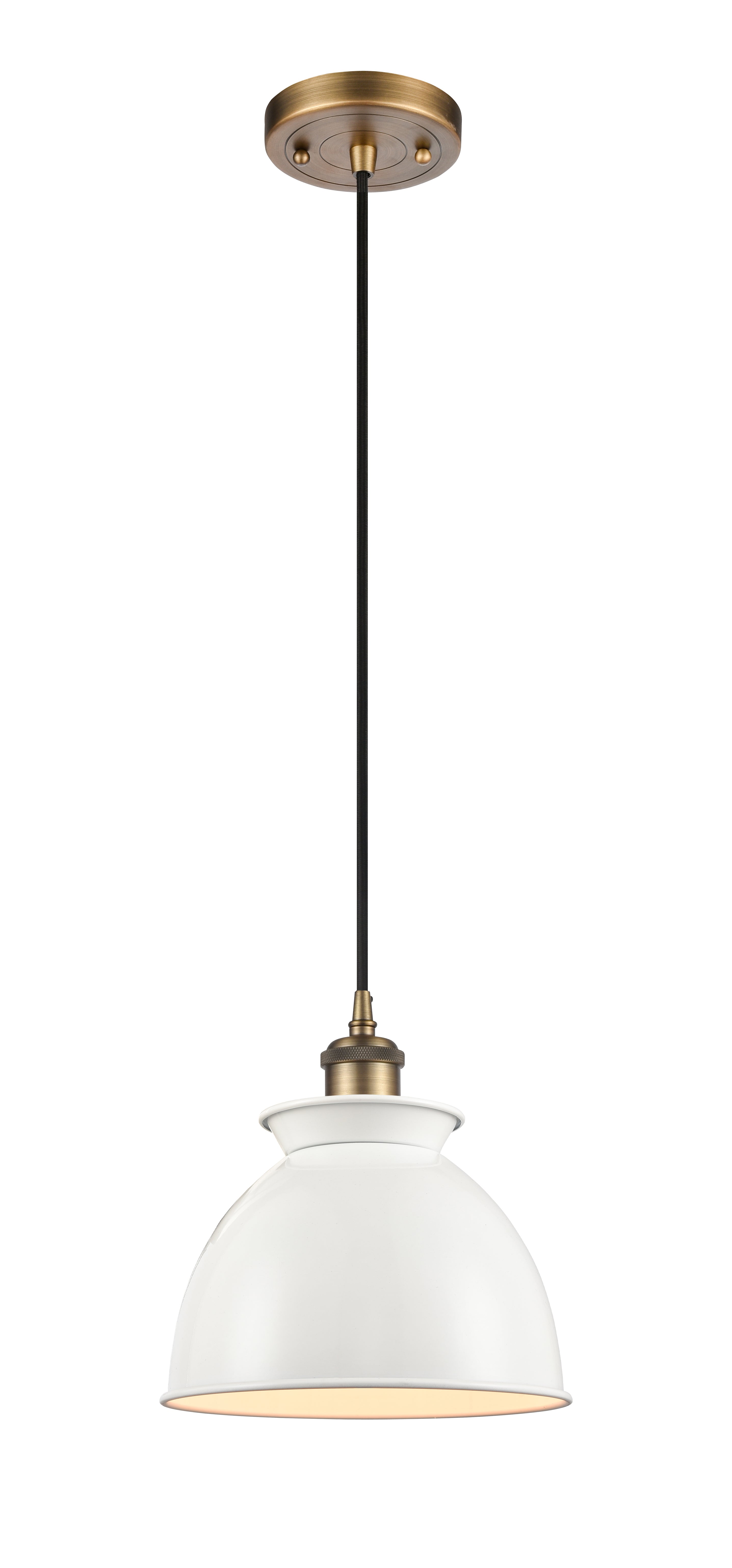 Ballston Mini Pendant Antique Brass Cast
