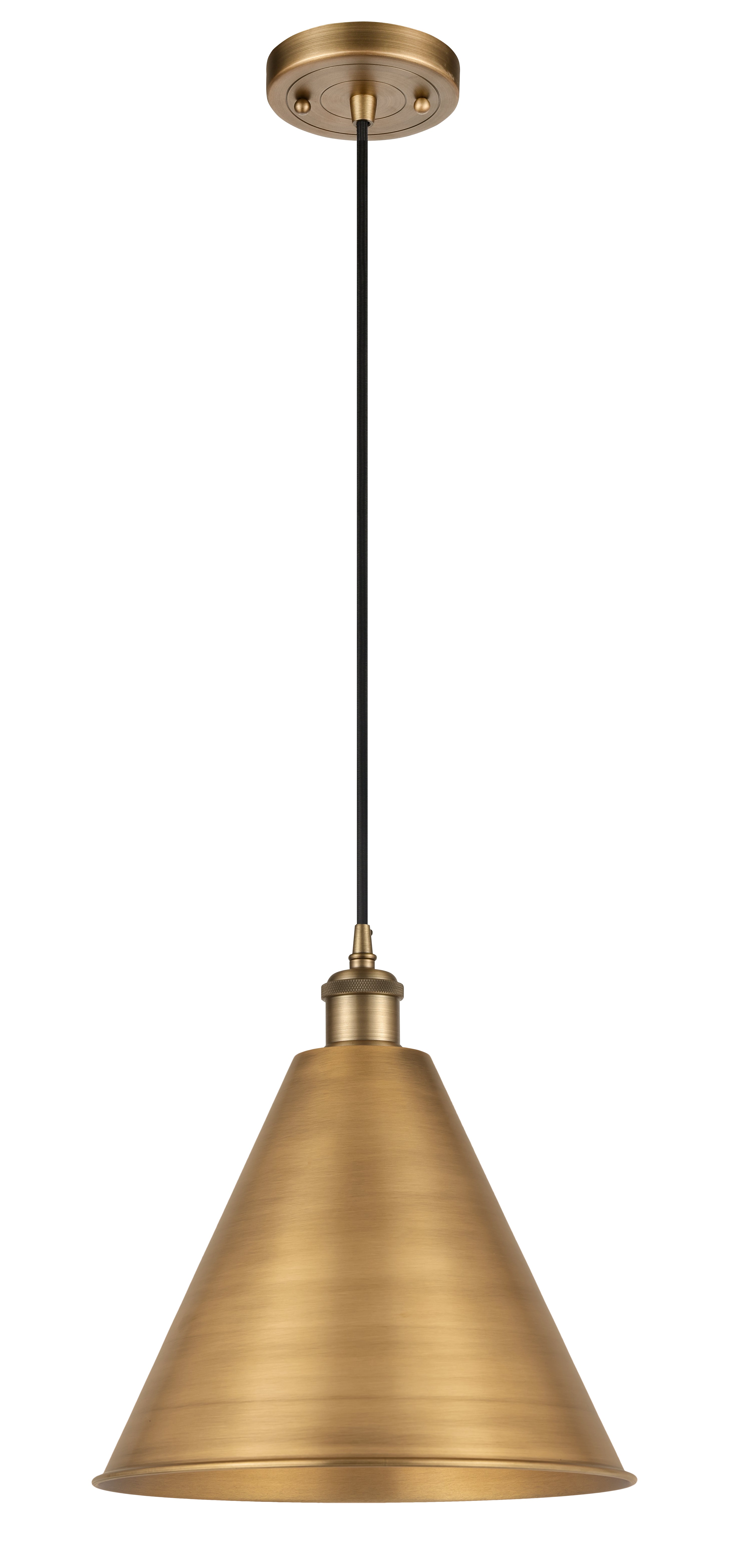 Ballston Mini Pendant Antique Brass Finish