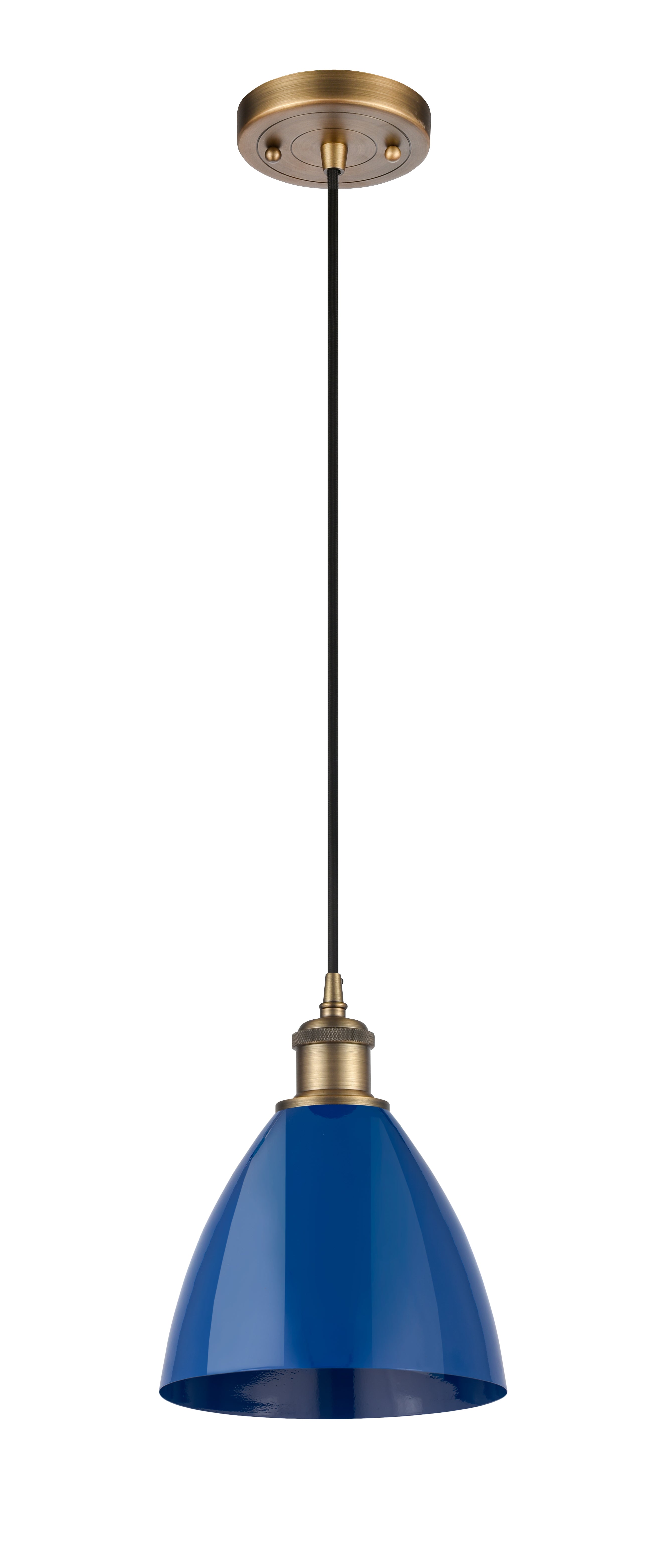 Ballston Mini Pendant Antique Brass Finish
