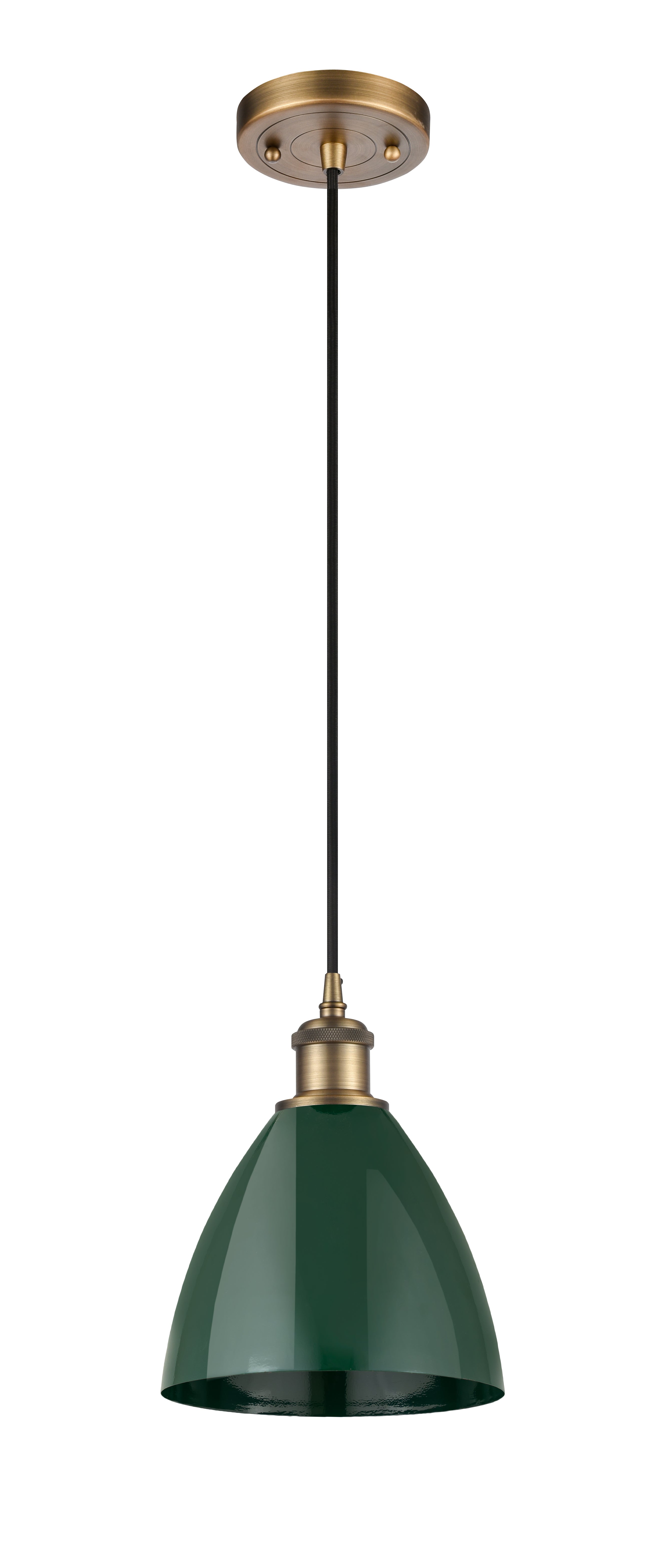 Ballston Mini Pendant Cast Brass Antique