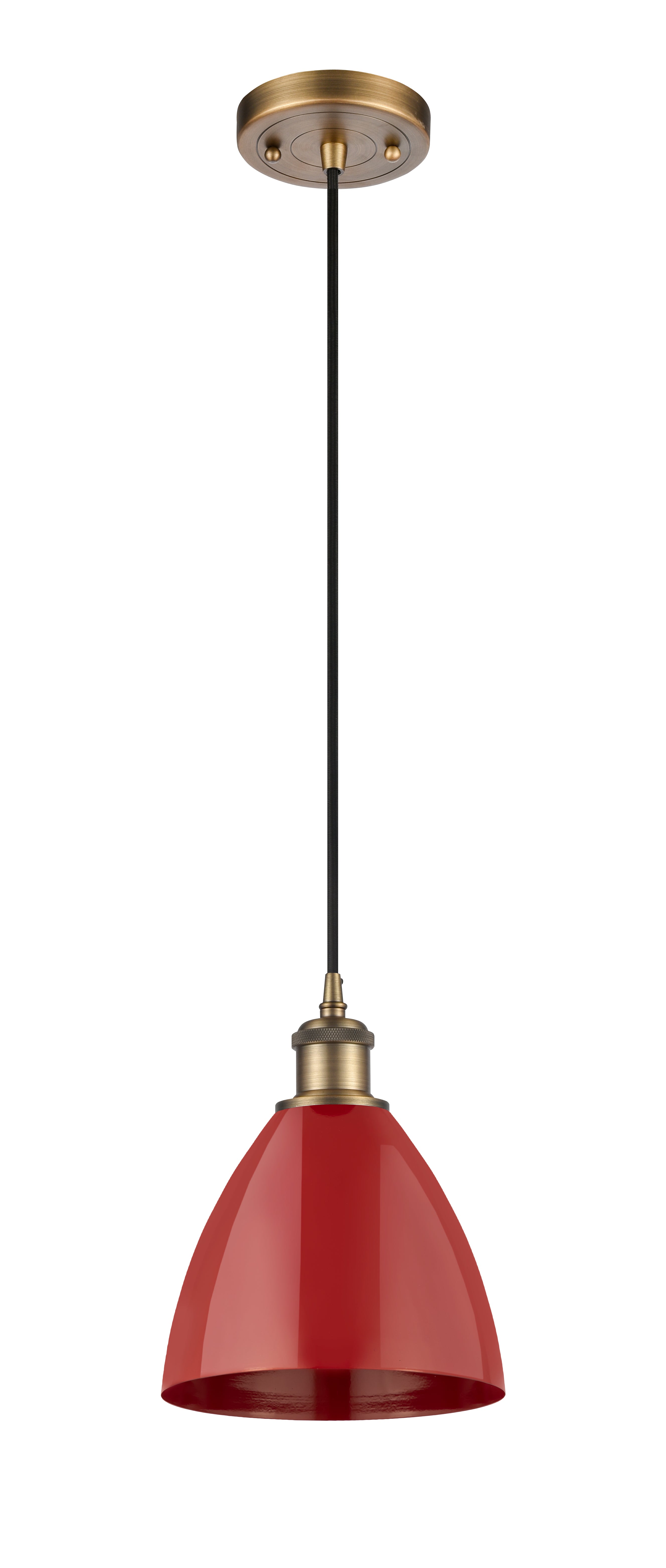 Ballston Mini Pendant Cast Brass Antique