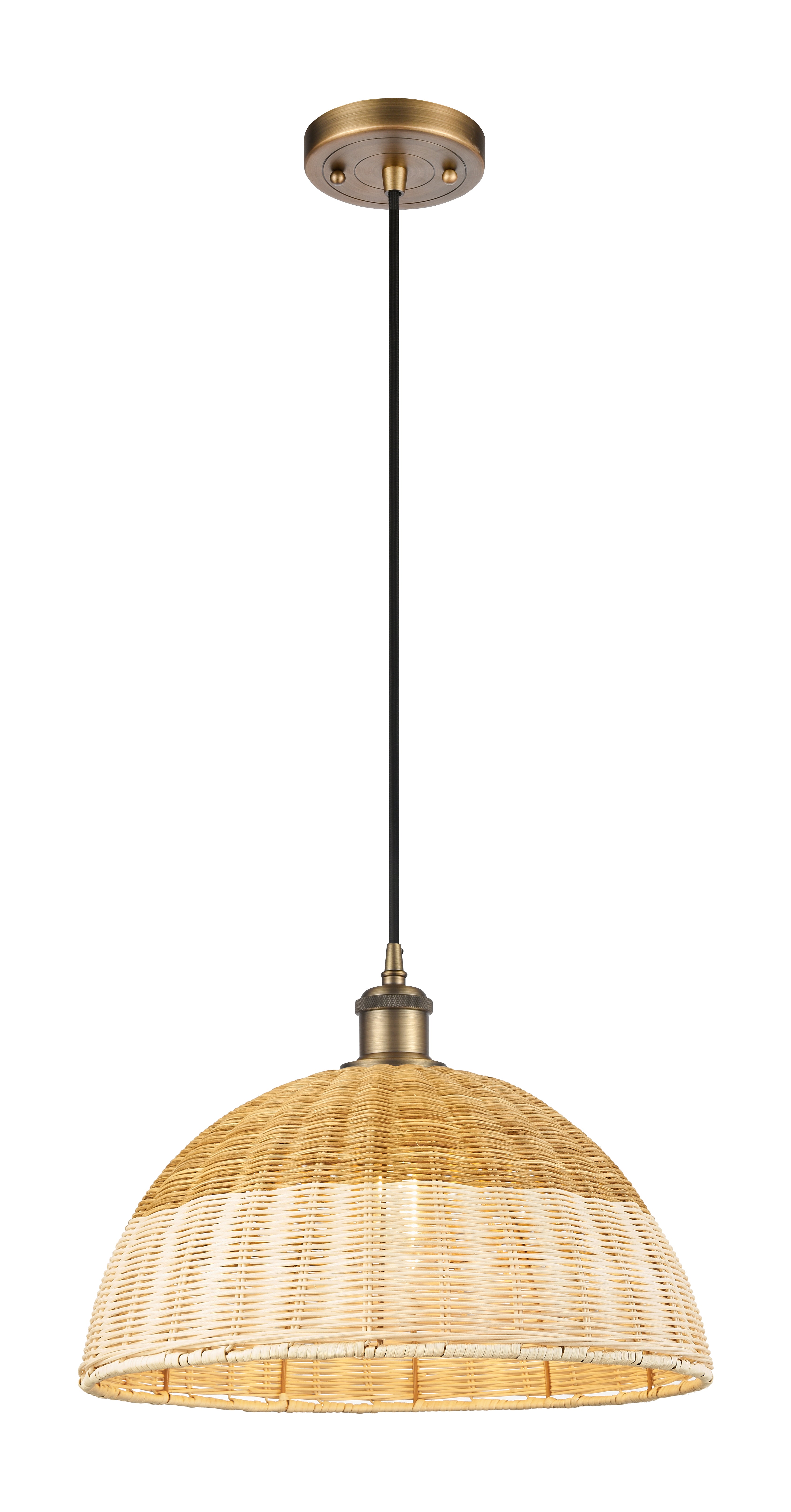 Ballston Mini Pendant Antique Brass Steel