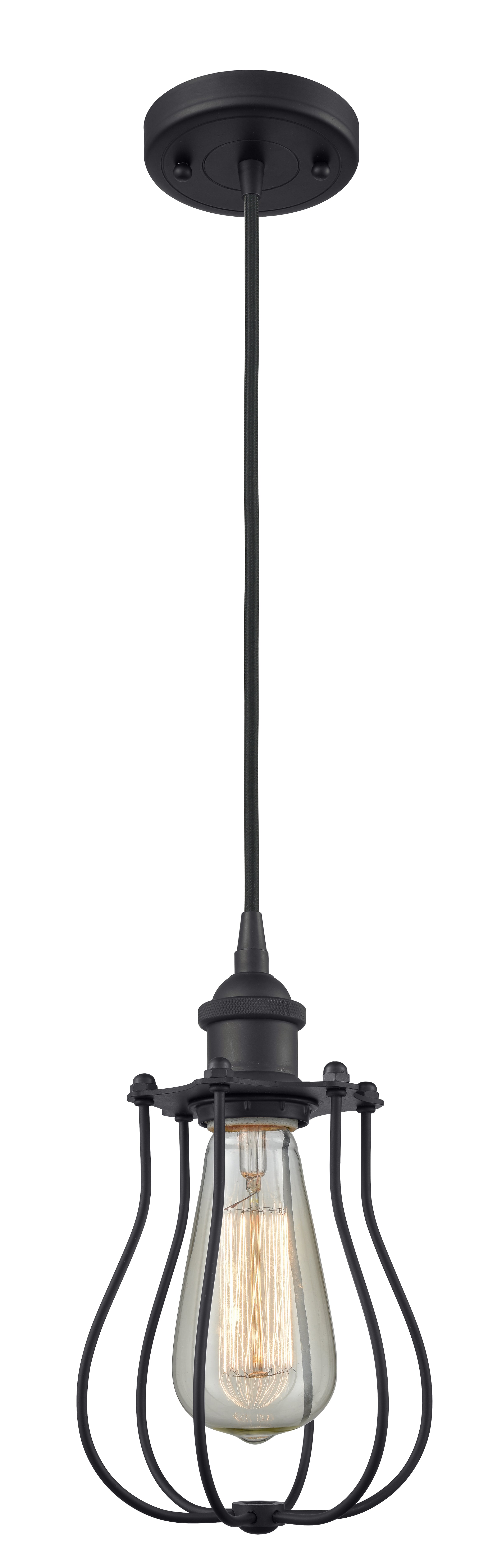 Ballston Mini Pendant Matte Black Steel
