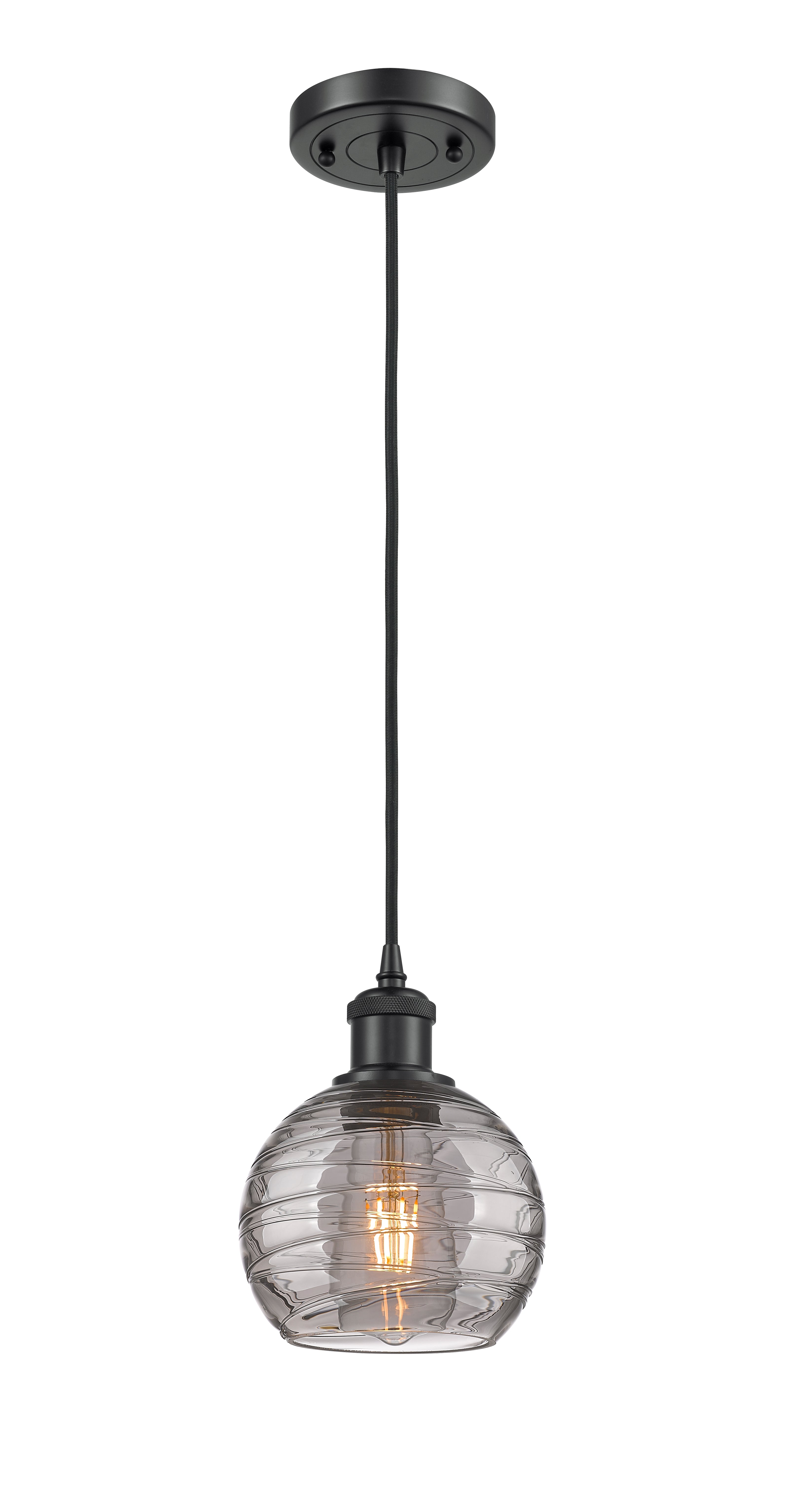 Ballston Mini Pendant Antique Brass Finish