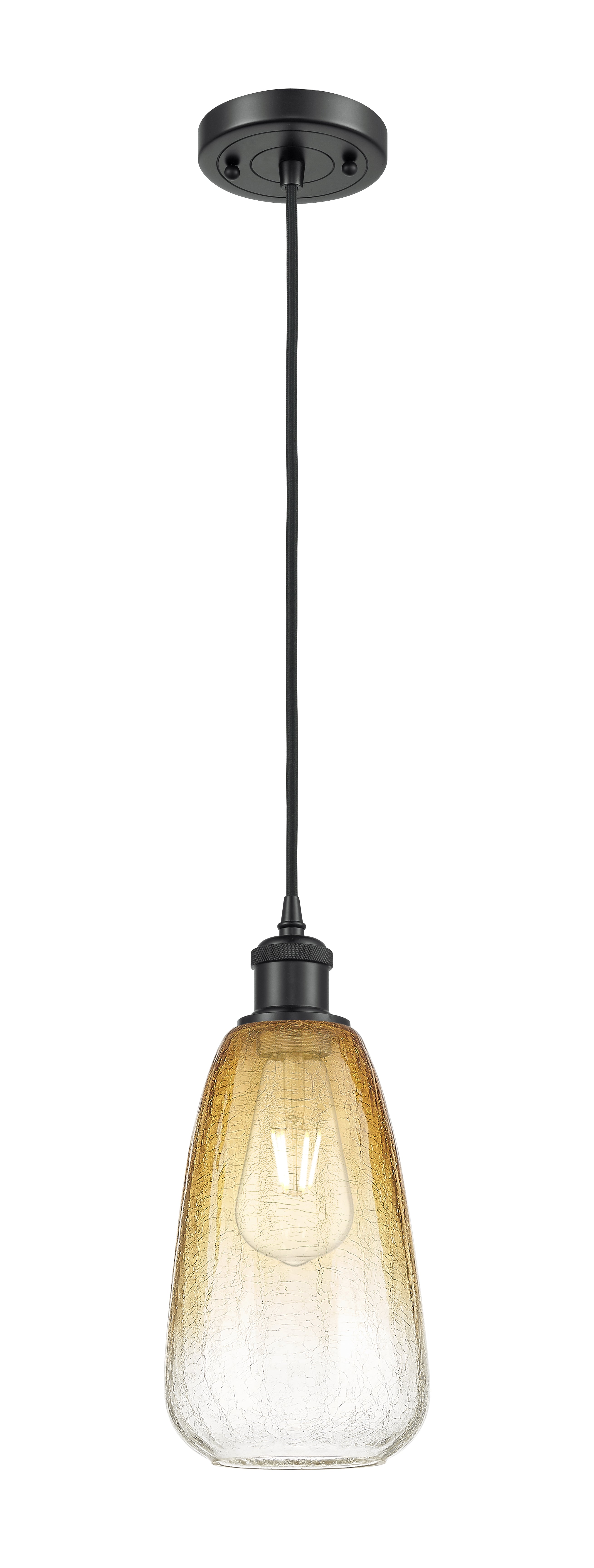 Ballston Mini Pendant Antique Brass 6 Inch
