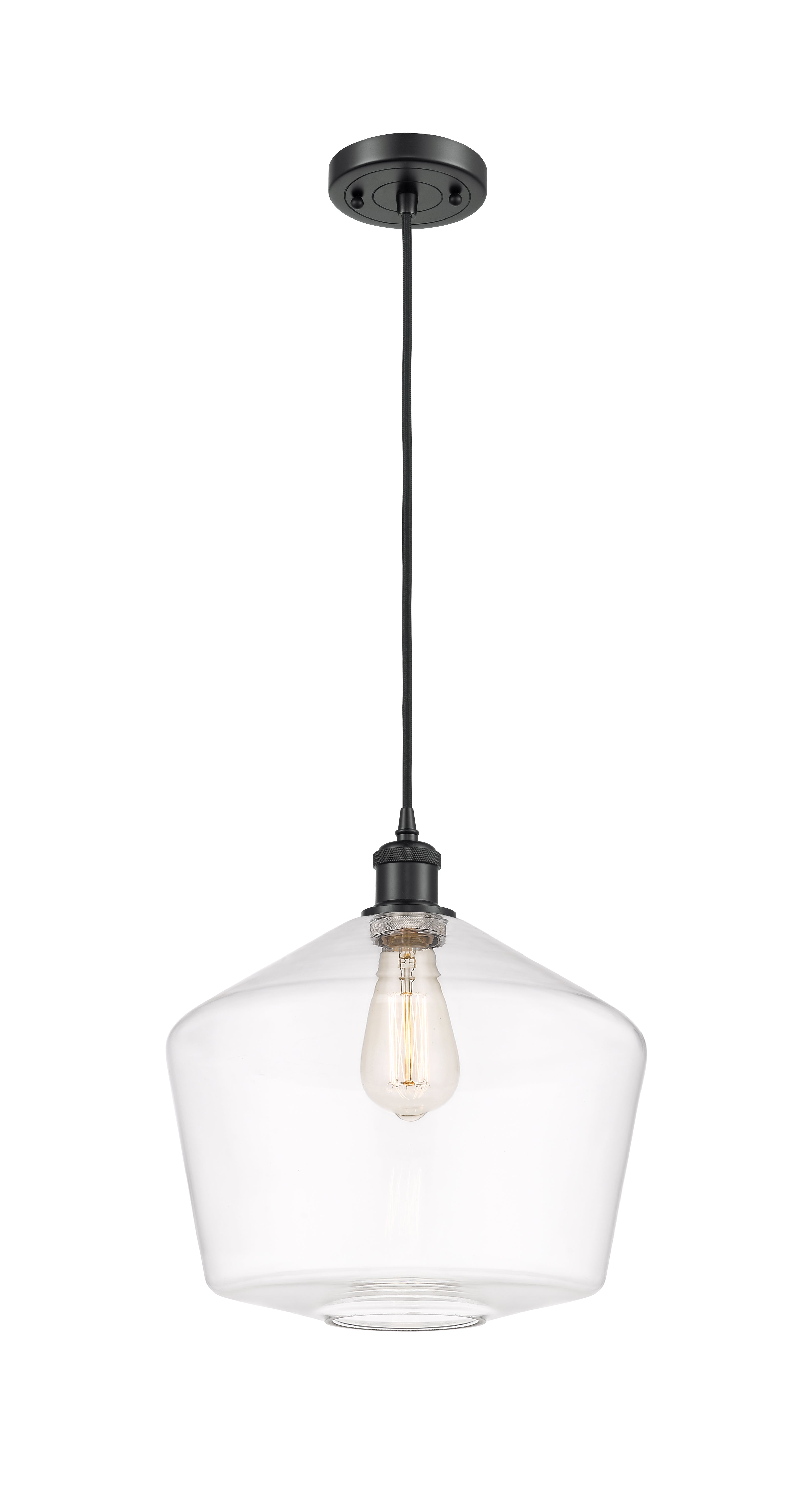 Ballston Mini Pendant Antique Brass 12 Inch