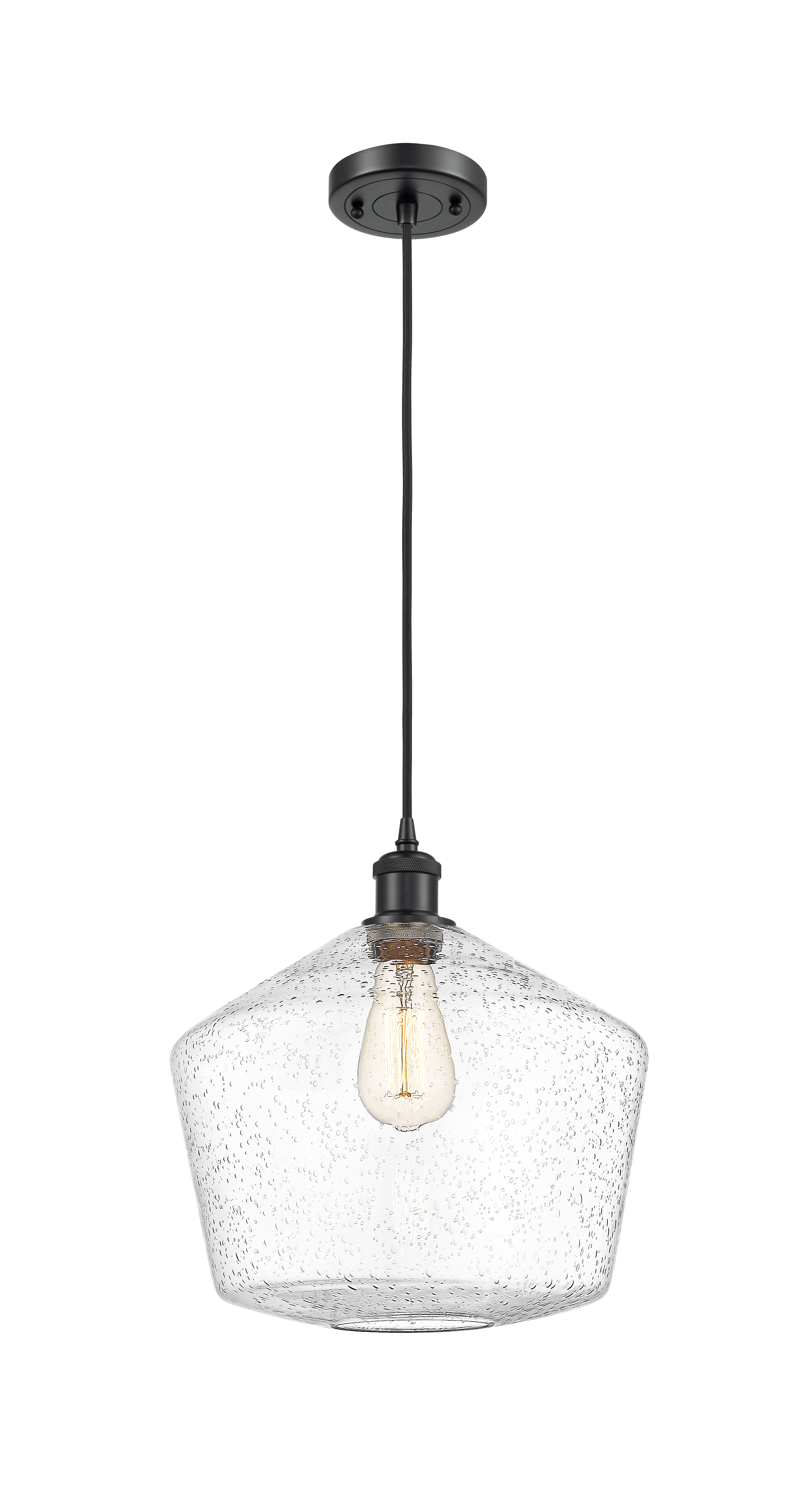 Ballston Mini Pendant Antique Brass 12 Inch