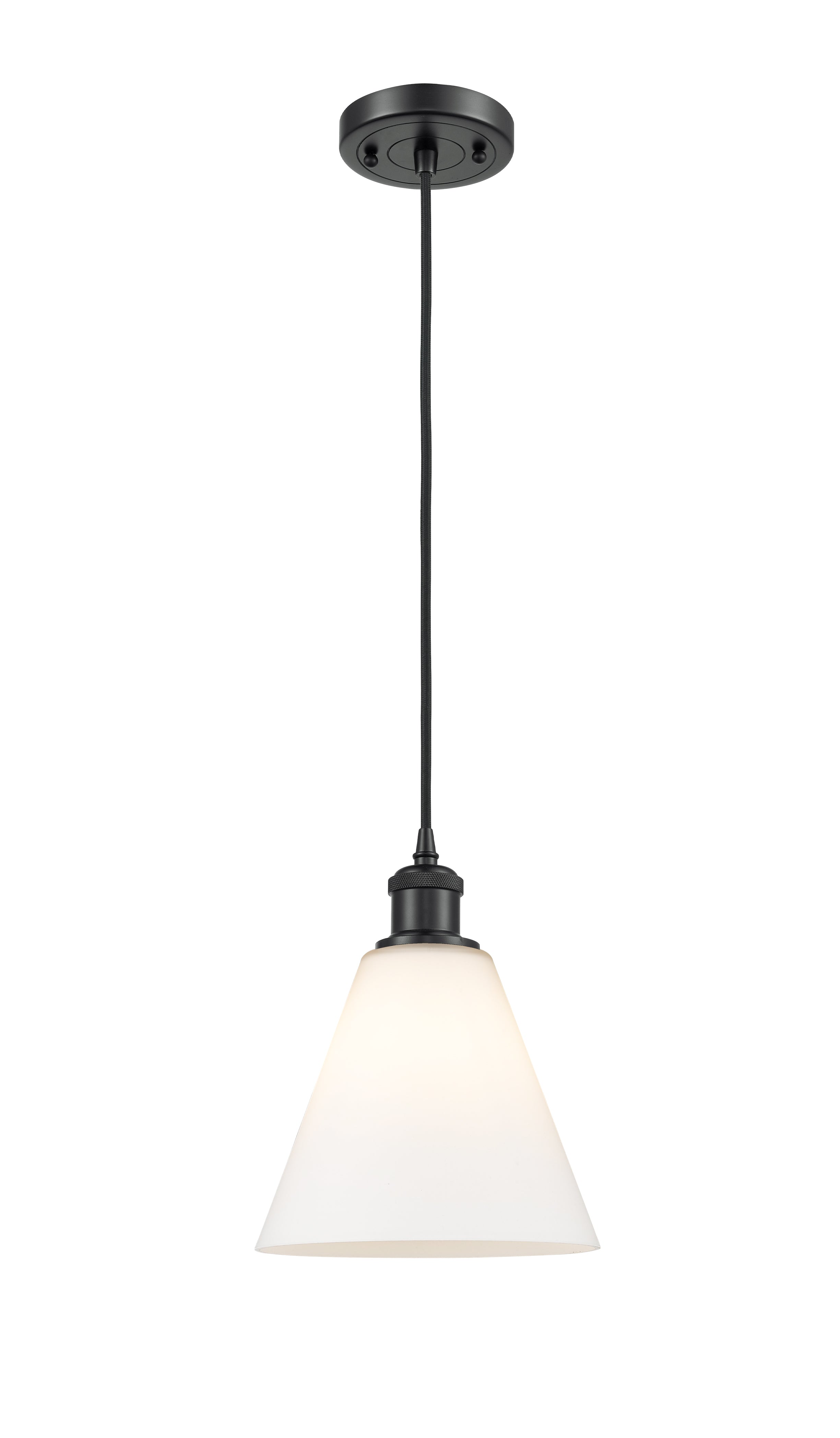Ballston Mini Pendant 8 Inch Antique Brass