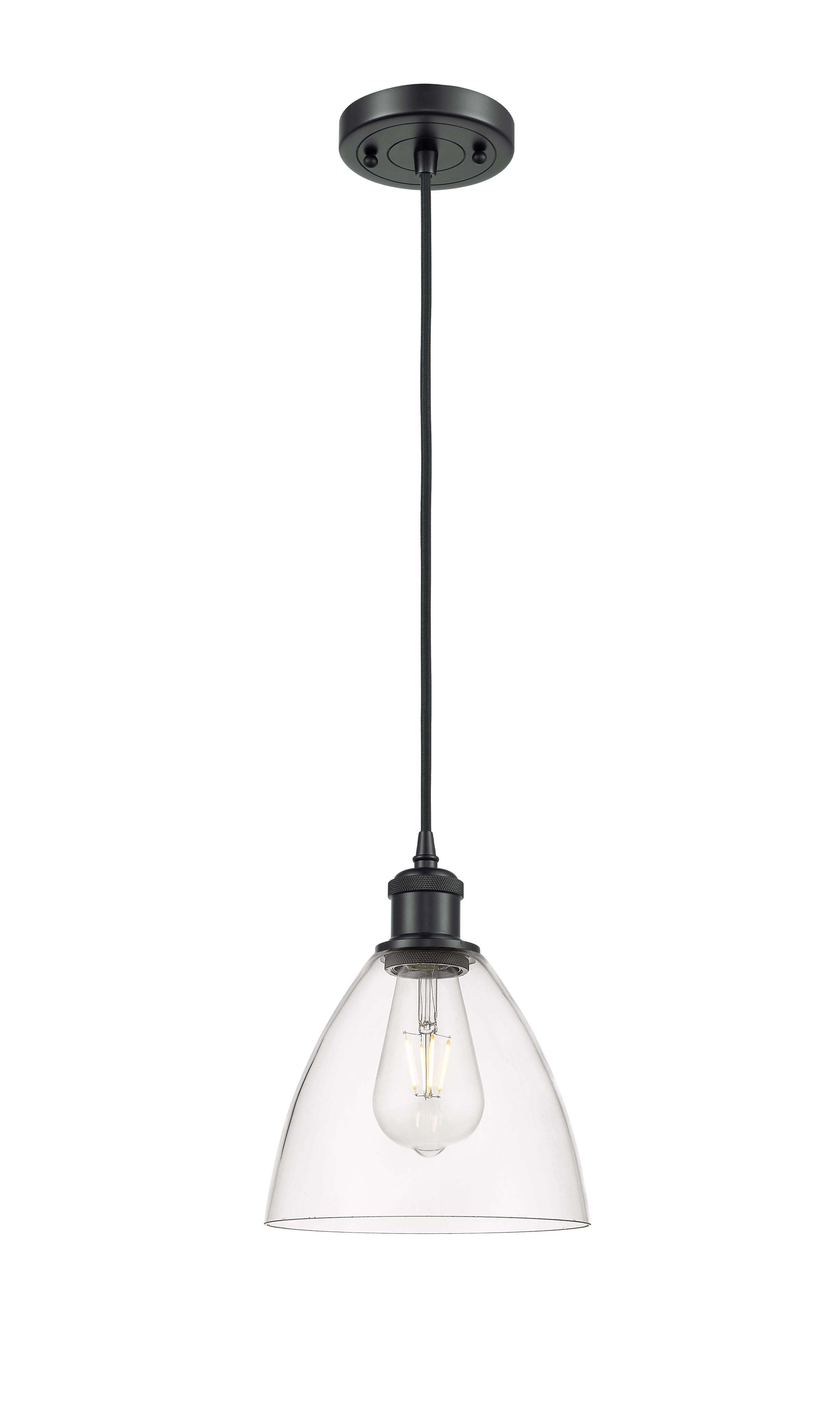 Ballston Mini Pendant Antique Brass Finish