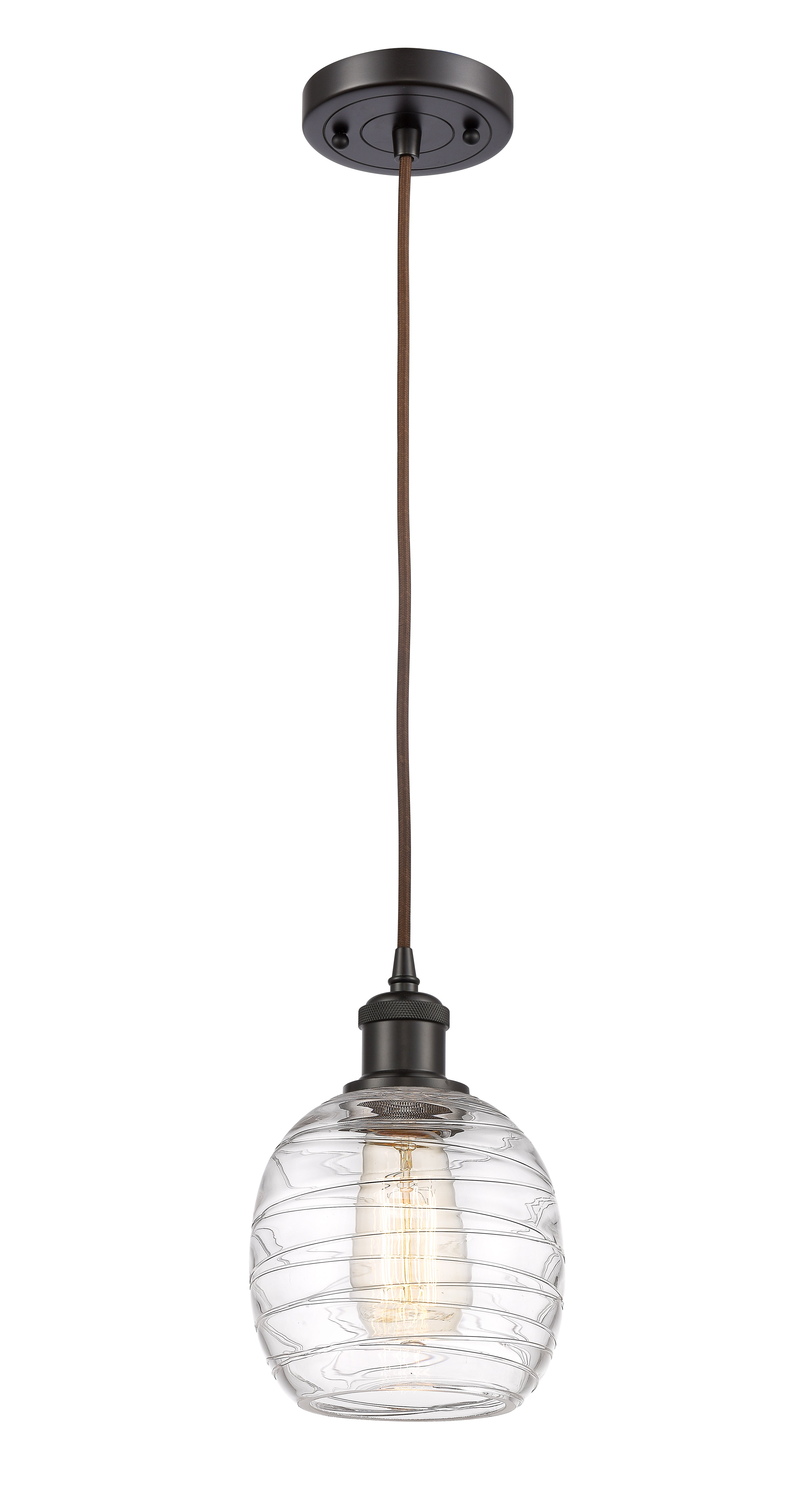 Ballston Mini Pendant Antique Brass Finish