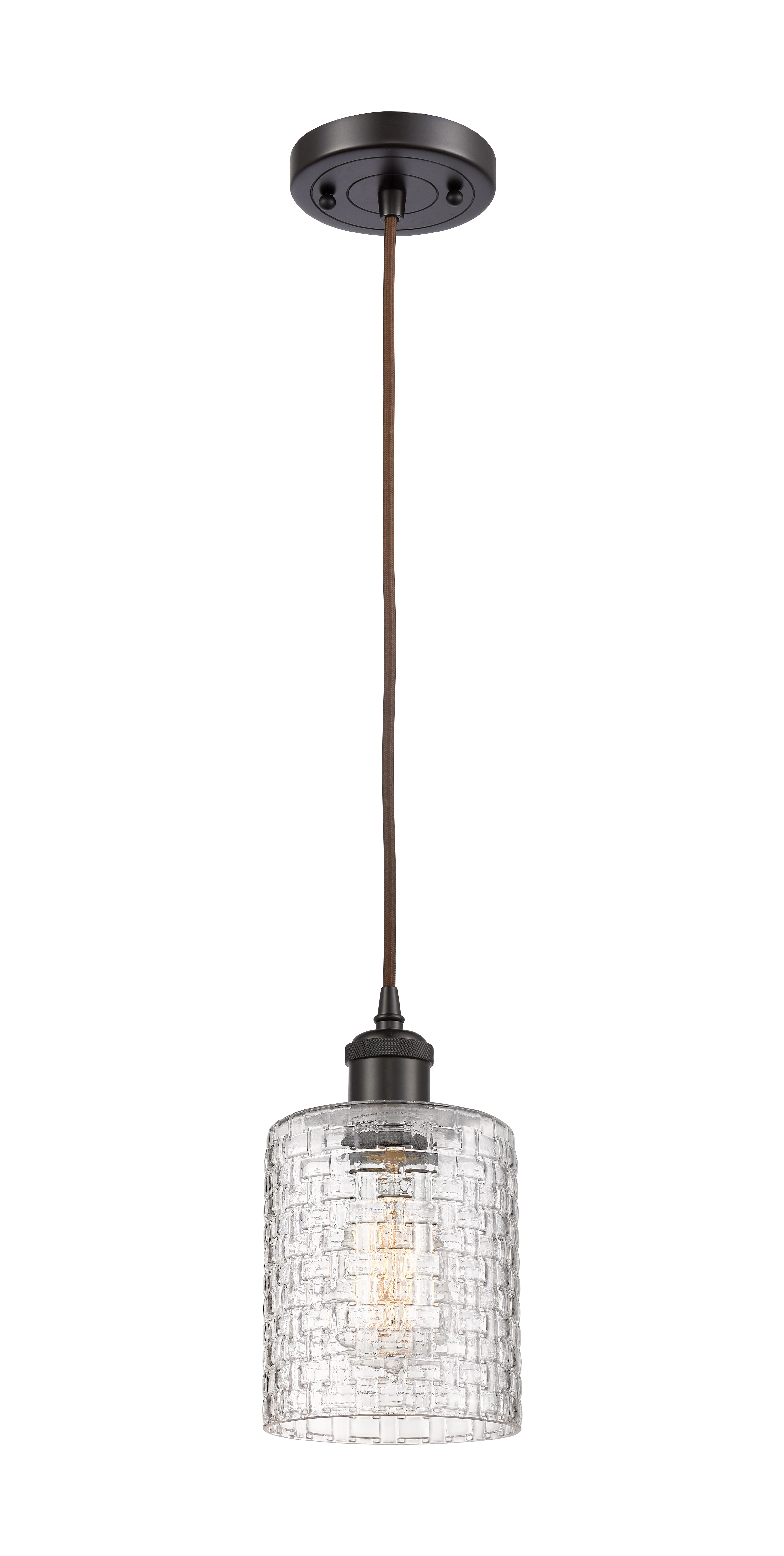 Ballston Mini Pendant 5 Inch Antique Brass
