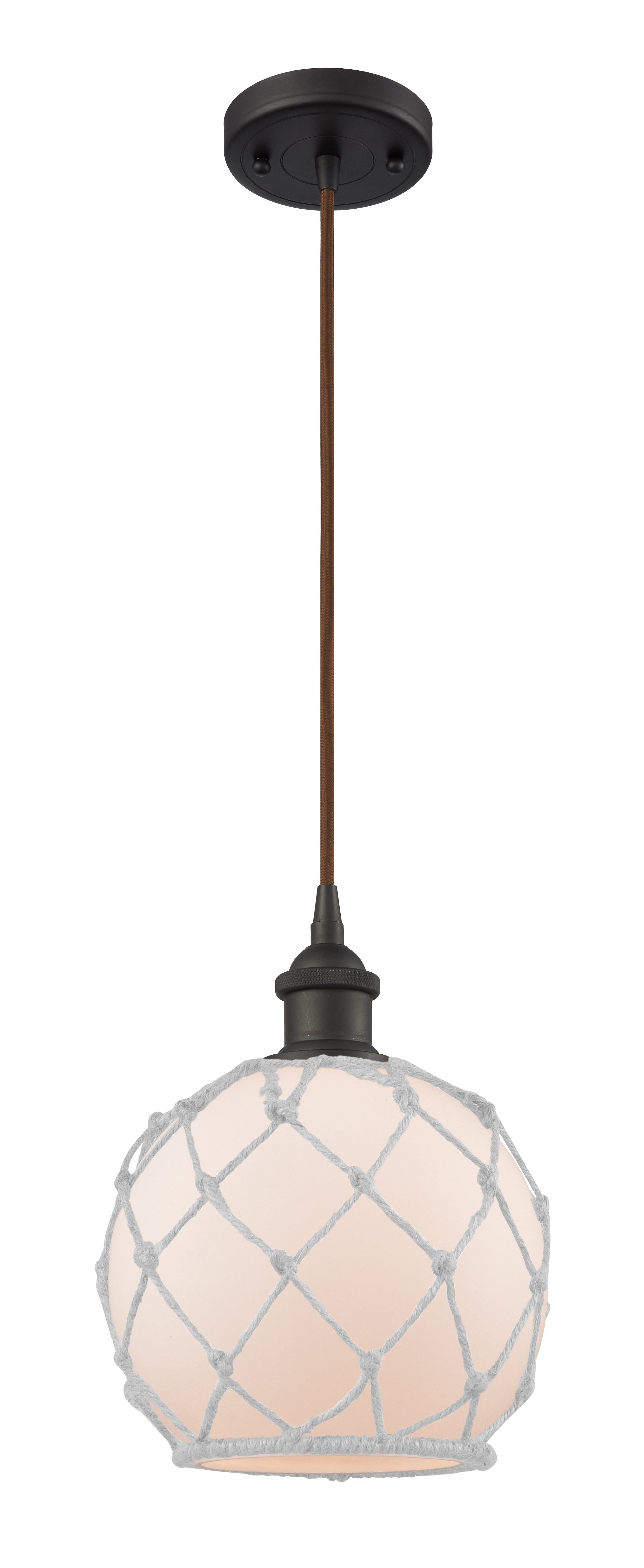 Ballston Mini Pendant Antique Brass 8 Inch