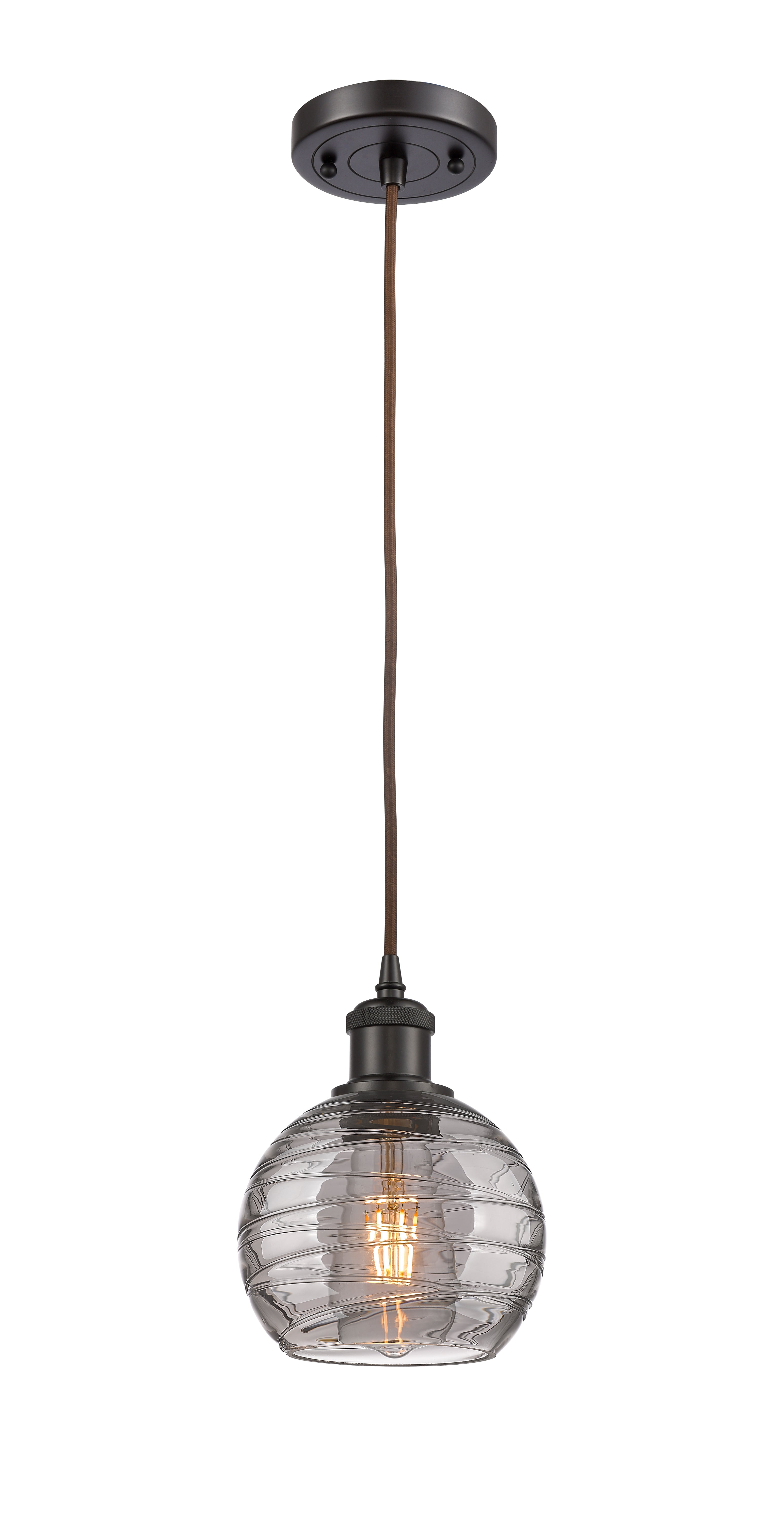 Ballston Mini Pendant Antique Brass Finish