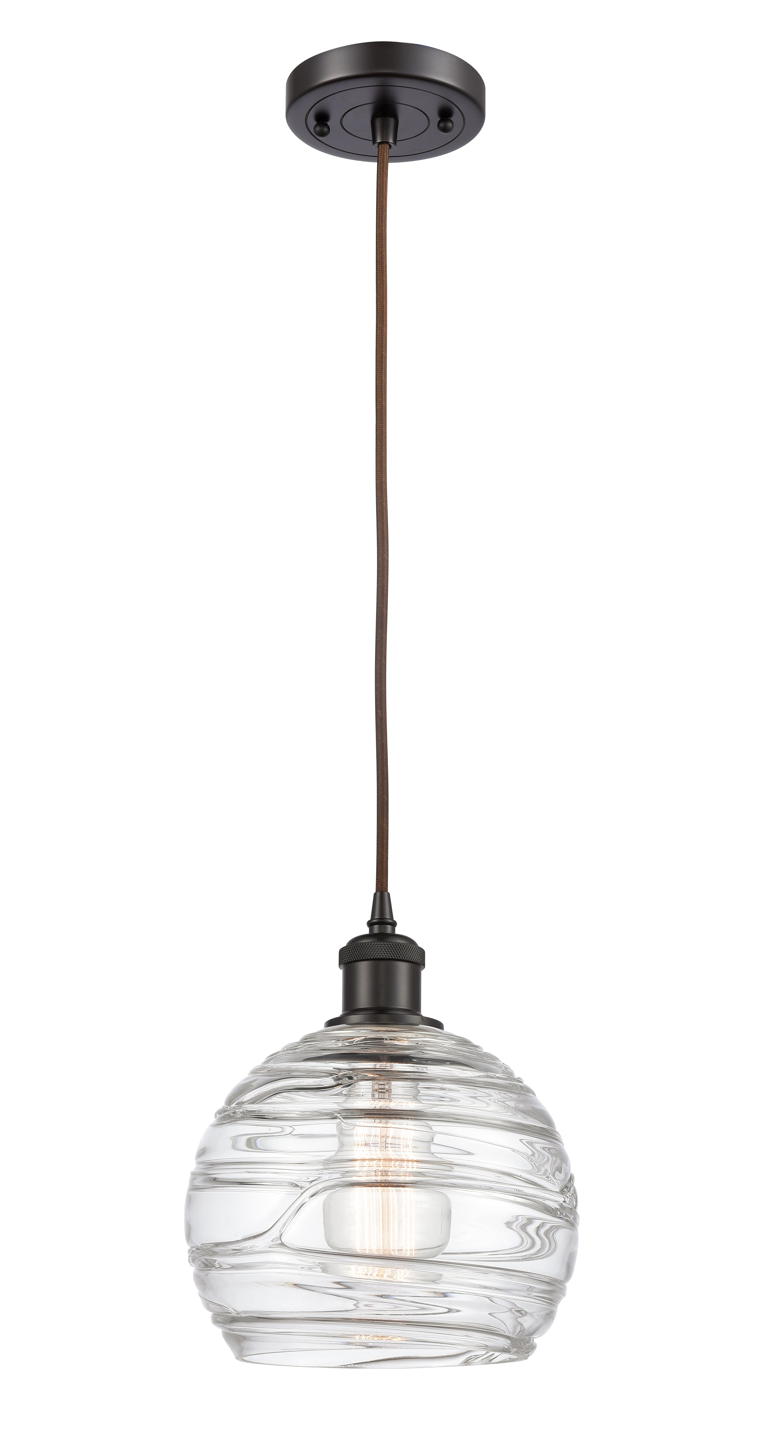 Ballston Mini Pendant Antique Brass Finish