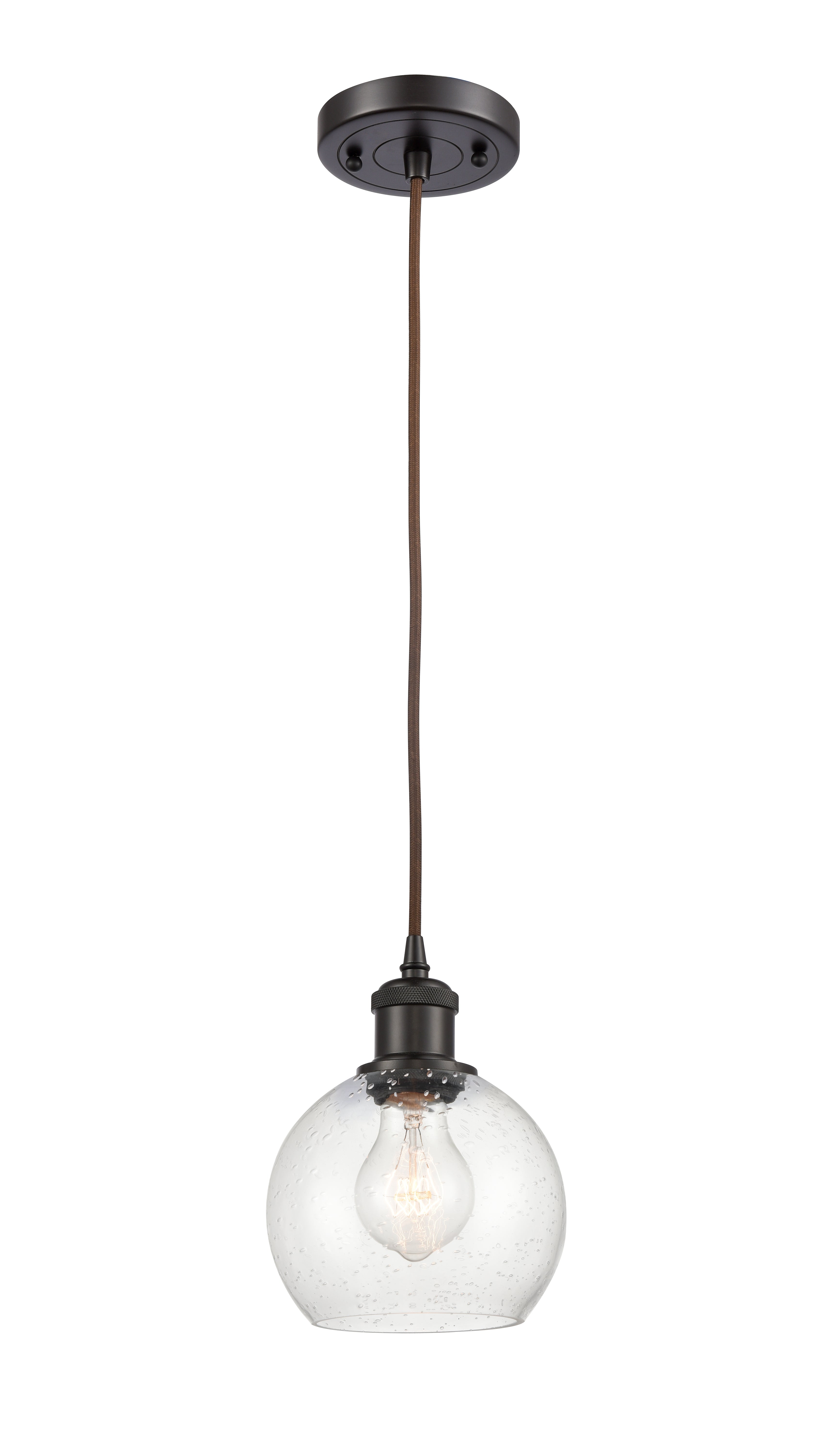 Ballston Mini Pendant Antique Brass Finish