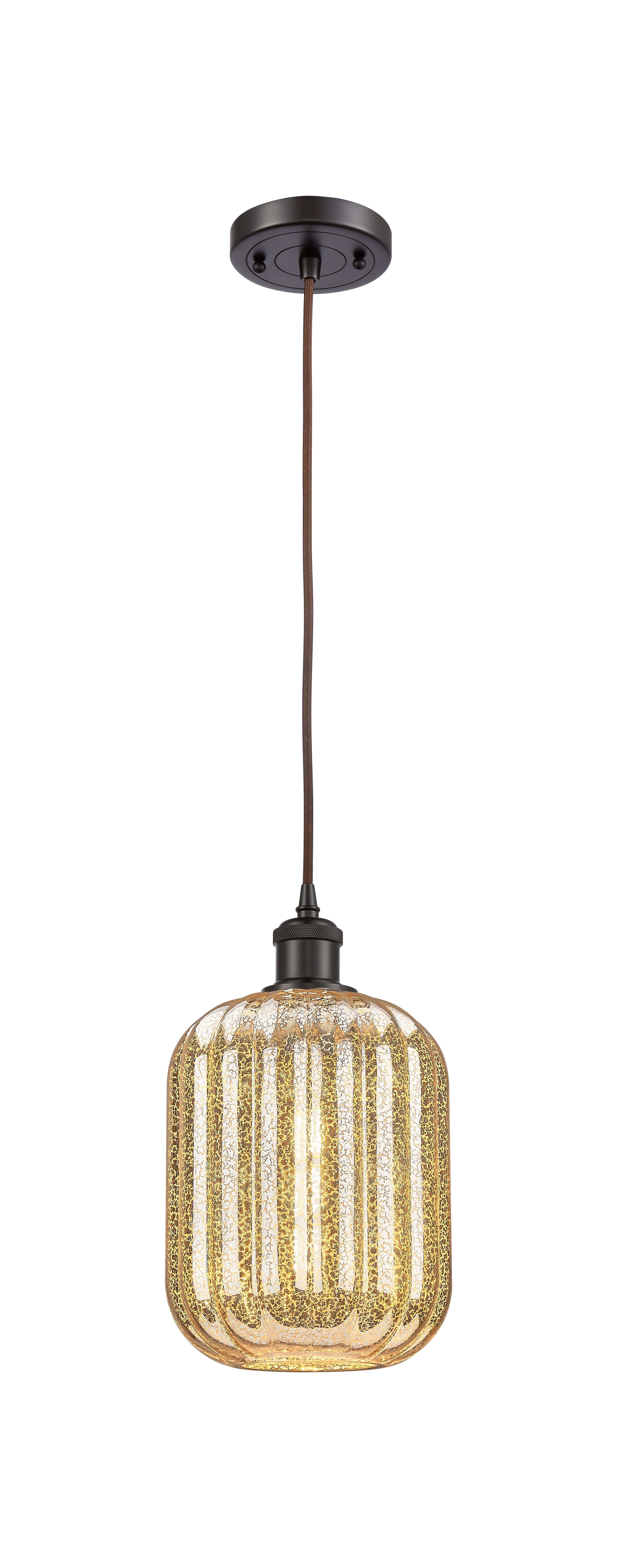 Ballston Mini Pendant Antique Brass Finish