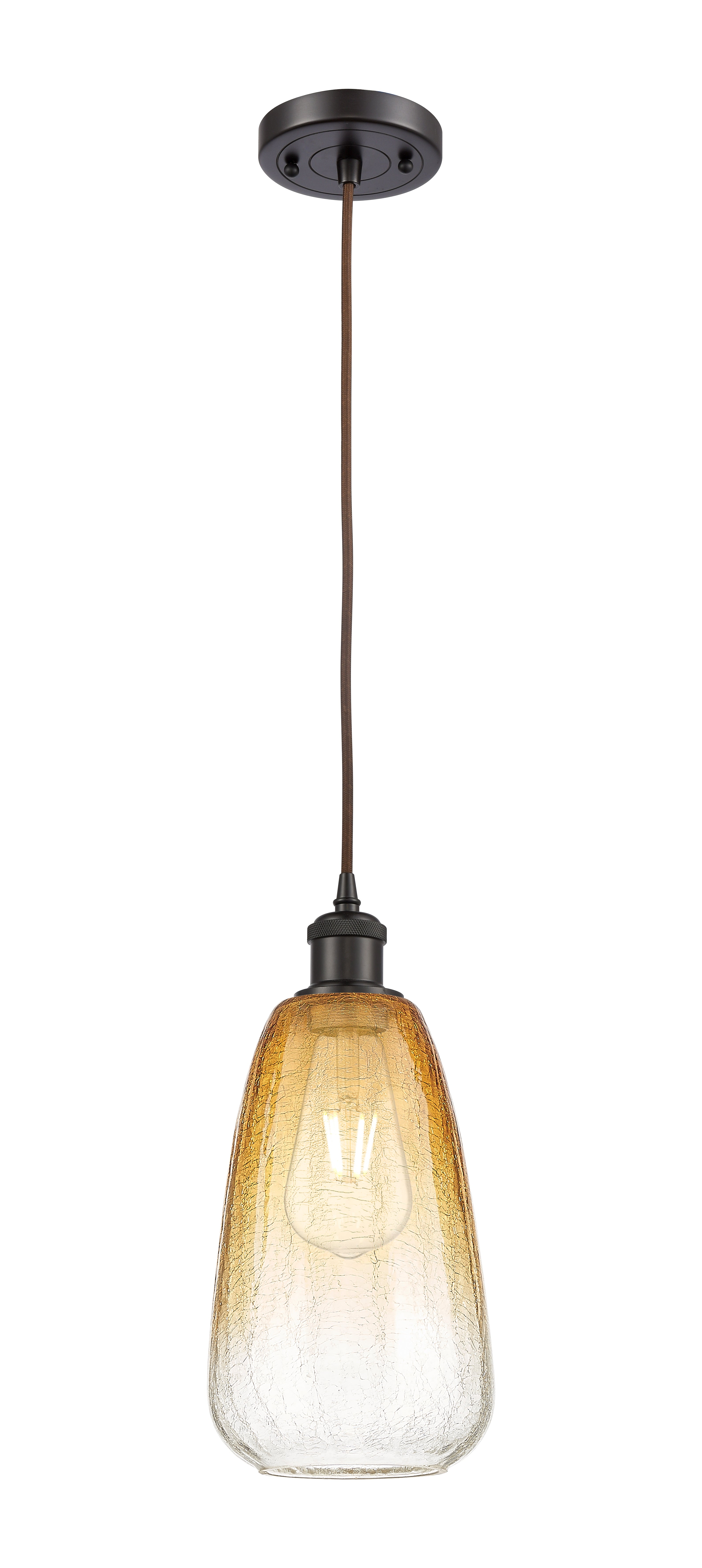 Ballston Mini Pendant Antique Brass 6 Inch