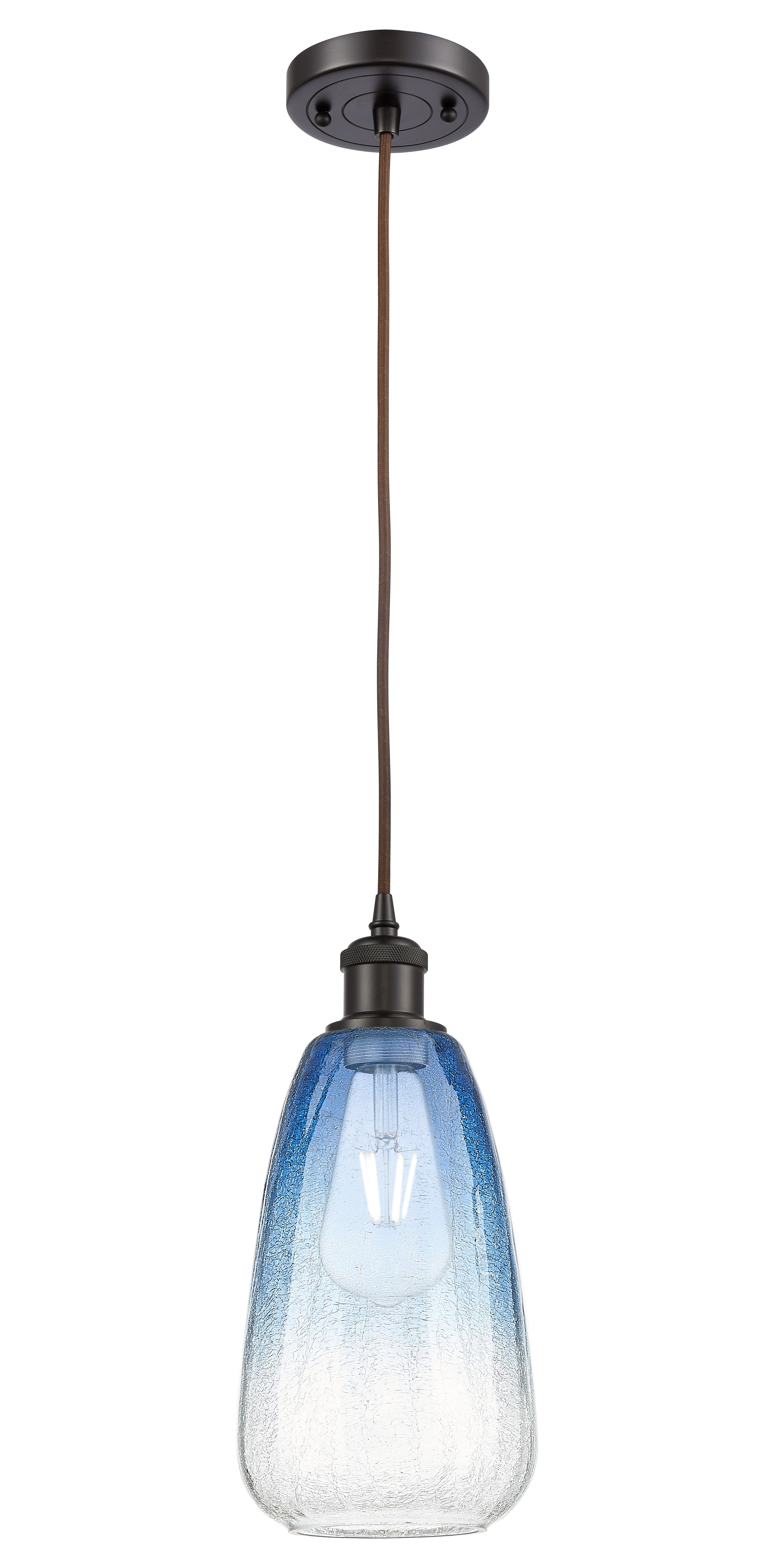 Ballston Mini Pendant Antique Brass 6 Inch