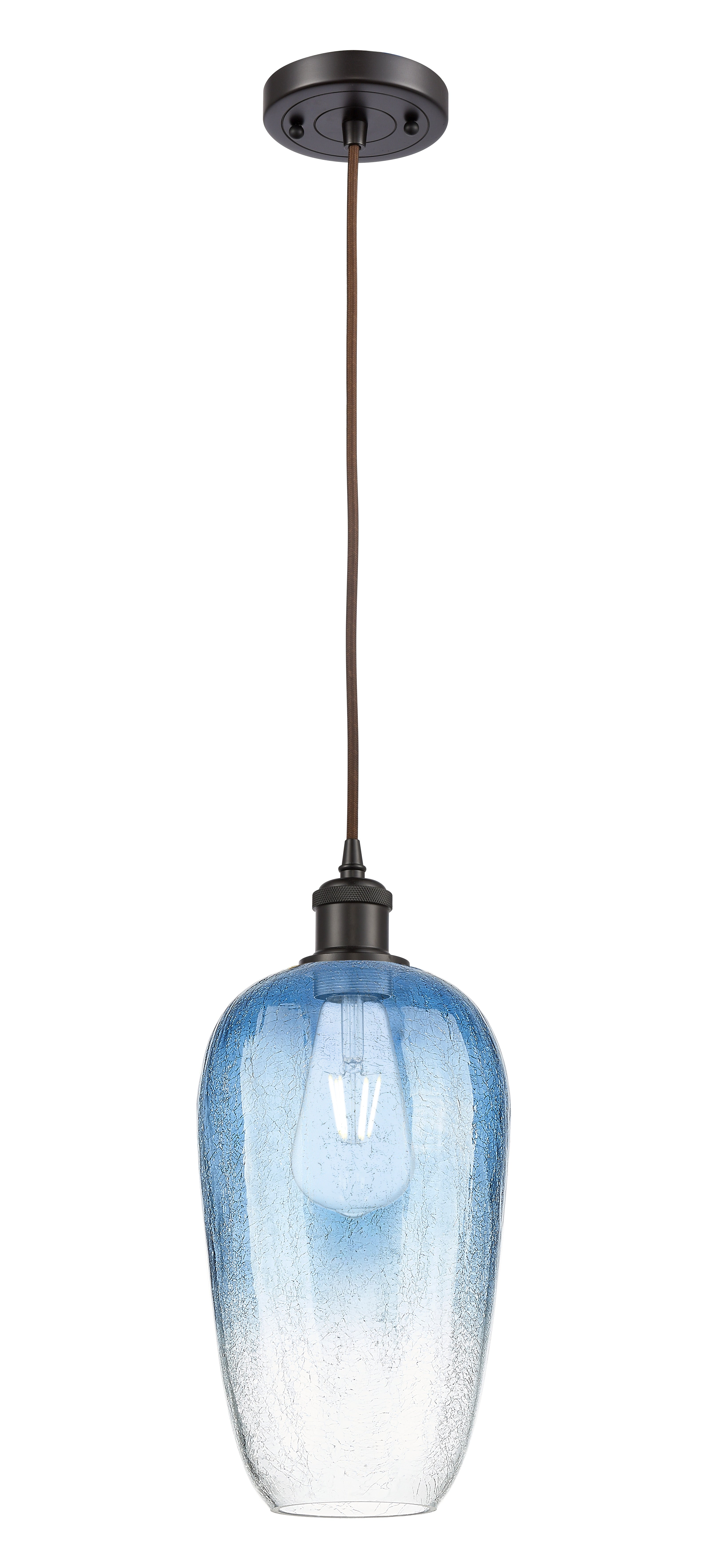 Ballston Mini Pendant Antique Brass 7 Inch