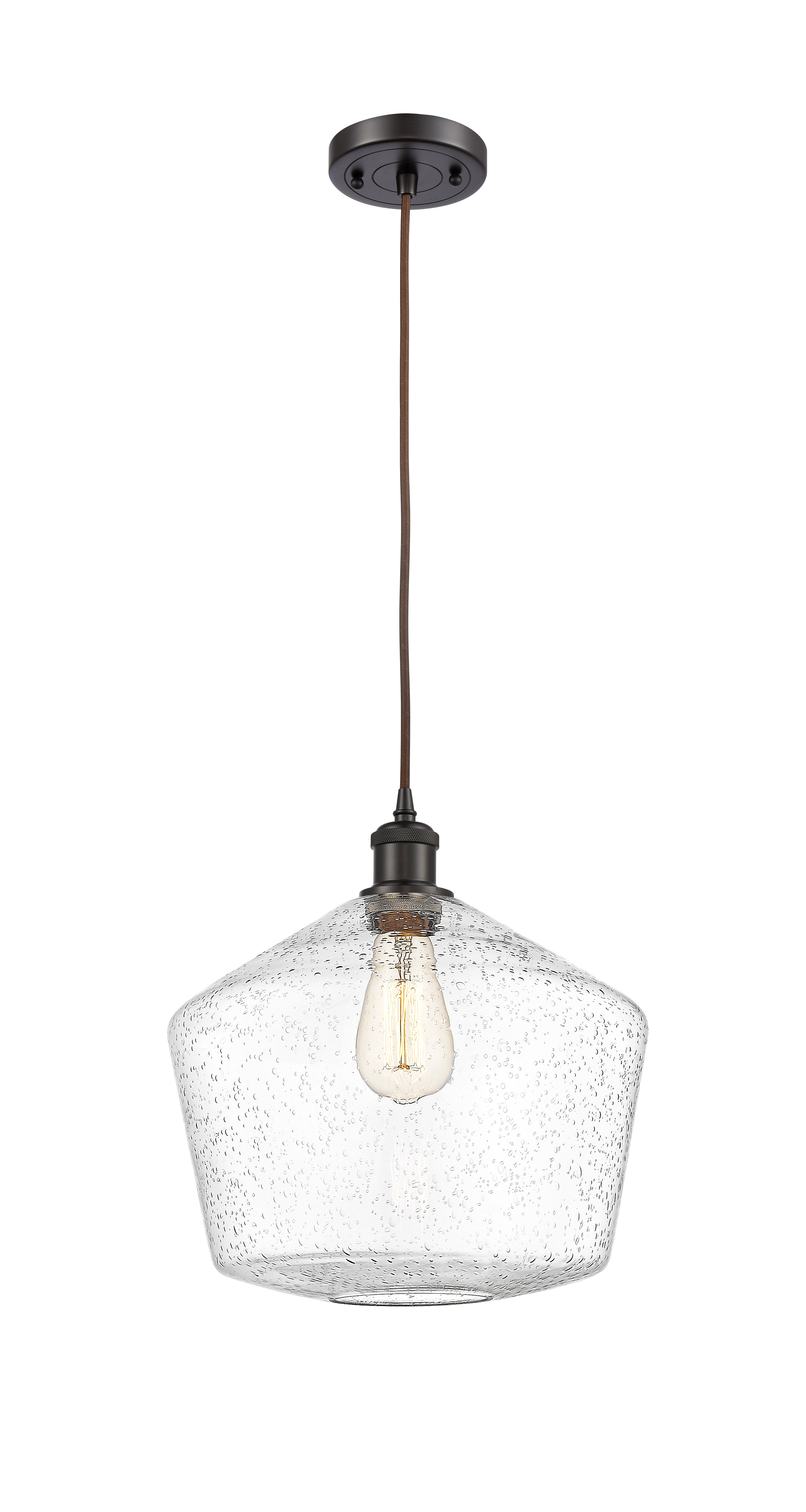 Ballston Mini Pendant Antique Brass 12 Inch