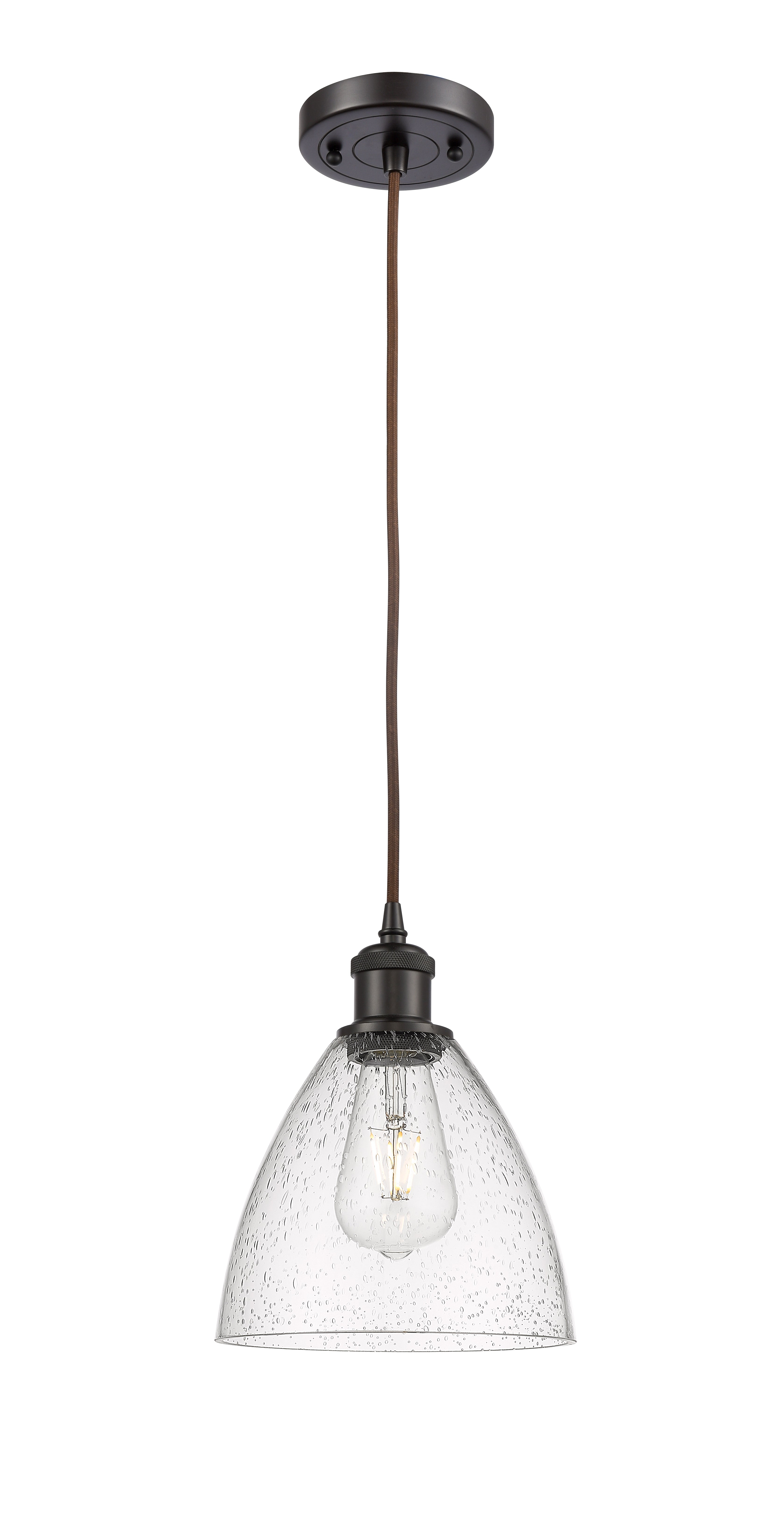Ballston Mini Pendant Antique Brass Finish