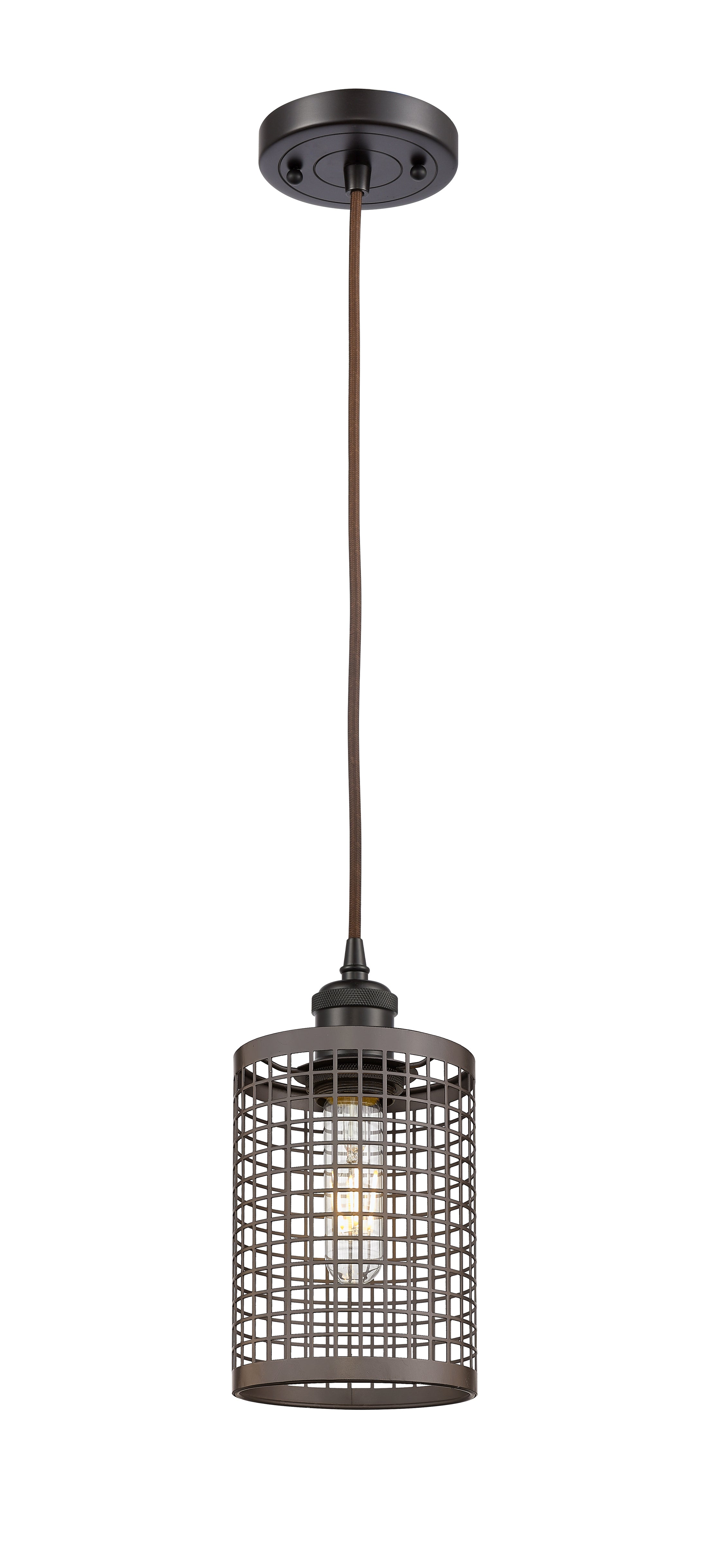 Ballston Mini Pendant Antique Brass Finish