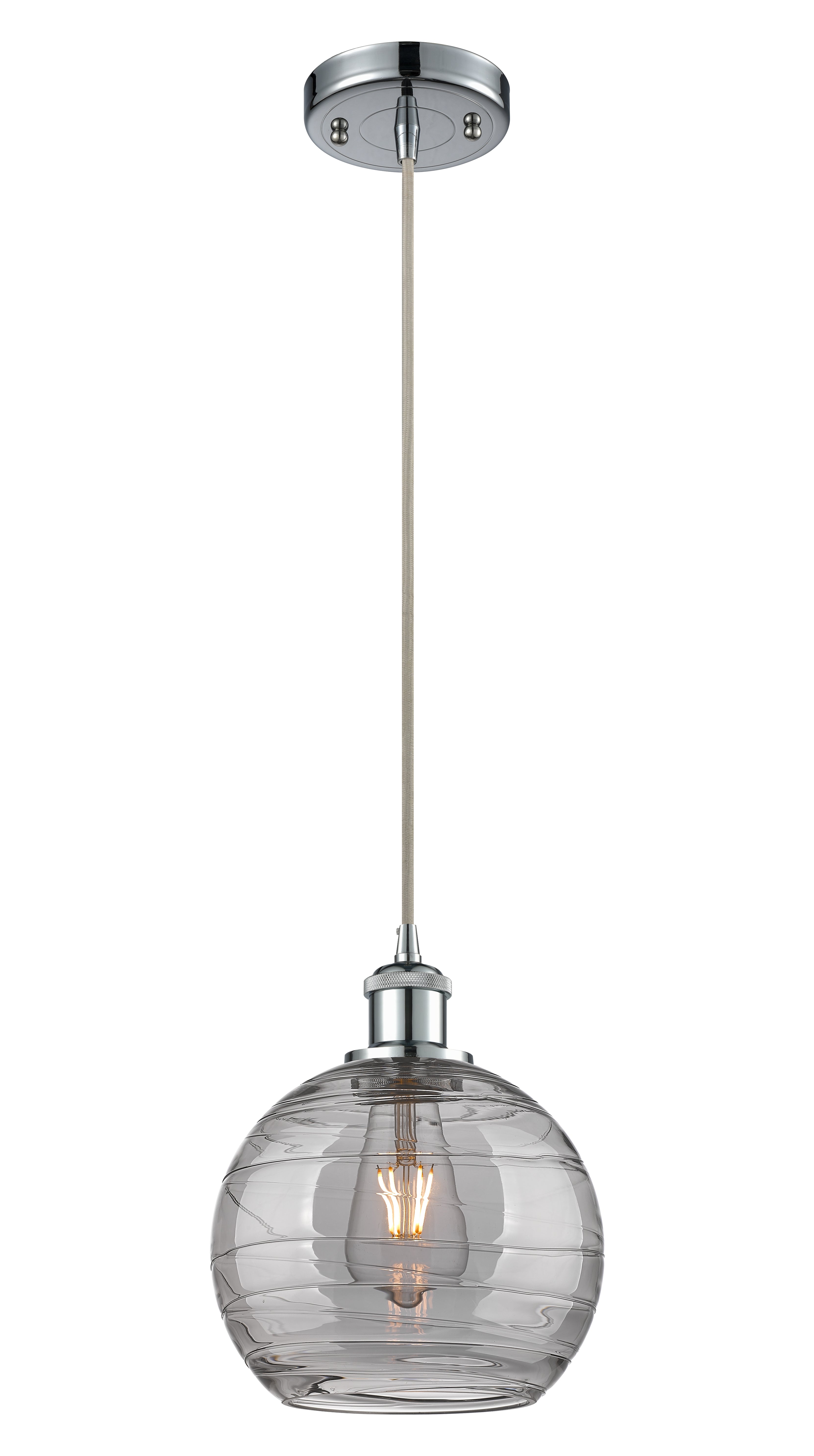 Ballston Mini Pendant Antique Brass Finish
