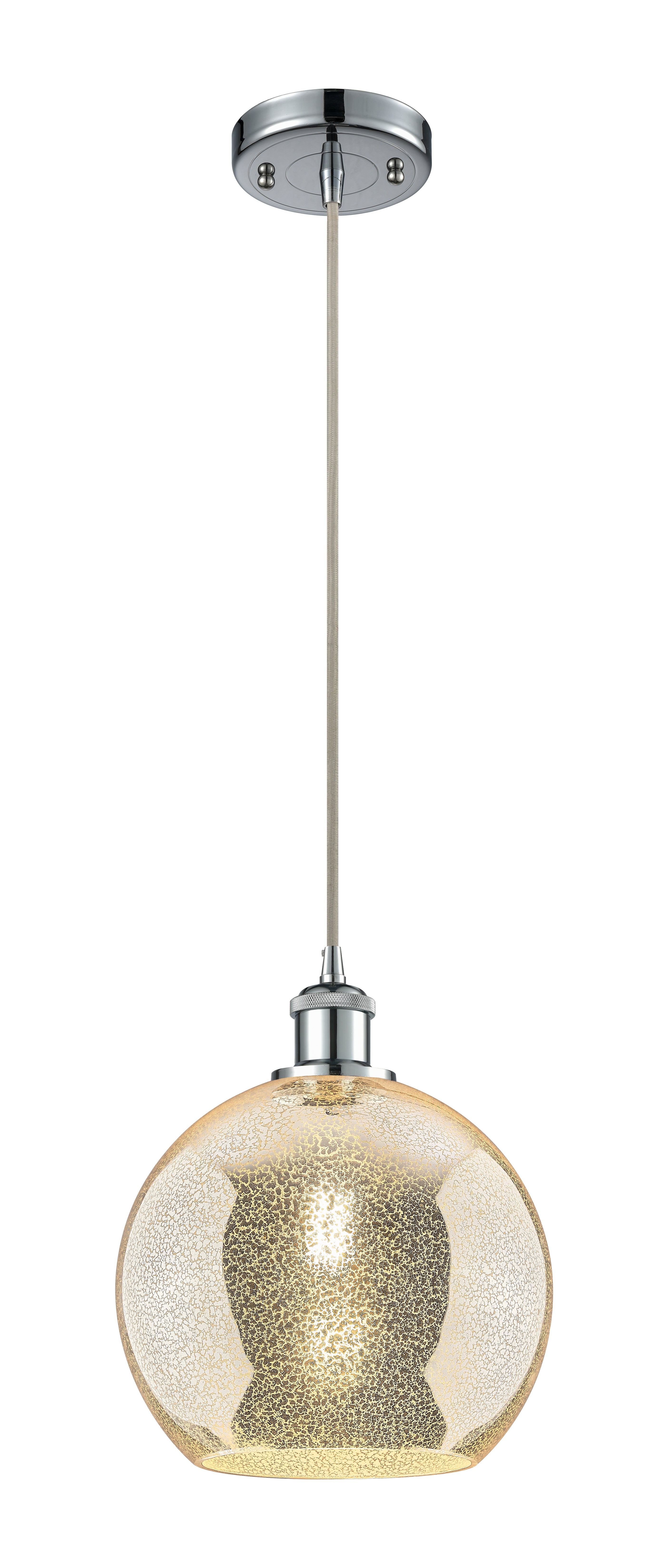 Ballston Mini Pendant Antique Brass Finish