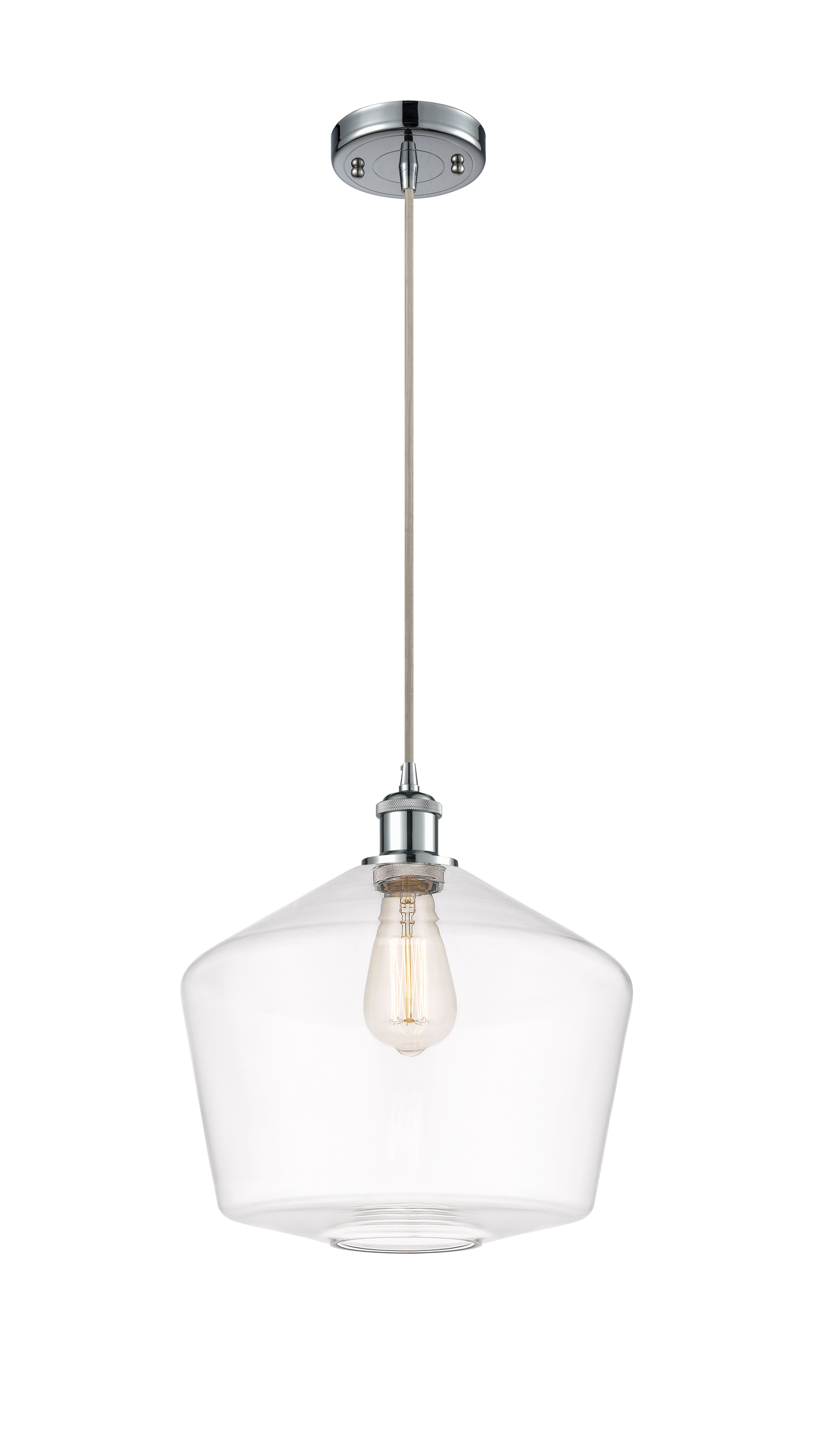 Ballston Mini Pendant Antique Brass 12 Inch